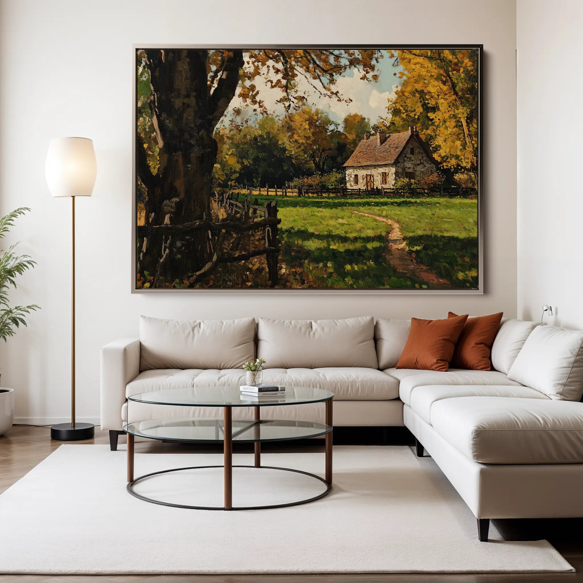 Landscape Canvas Wall Art WAD274-L 90 x 60 cm / Stretched on hidden frame