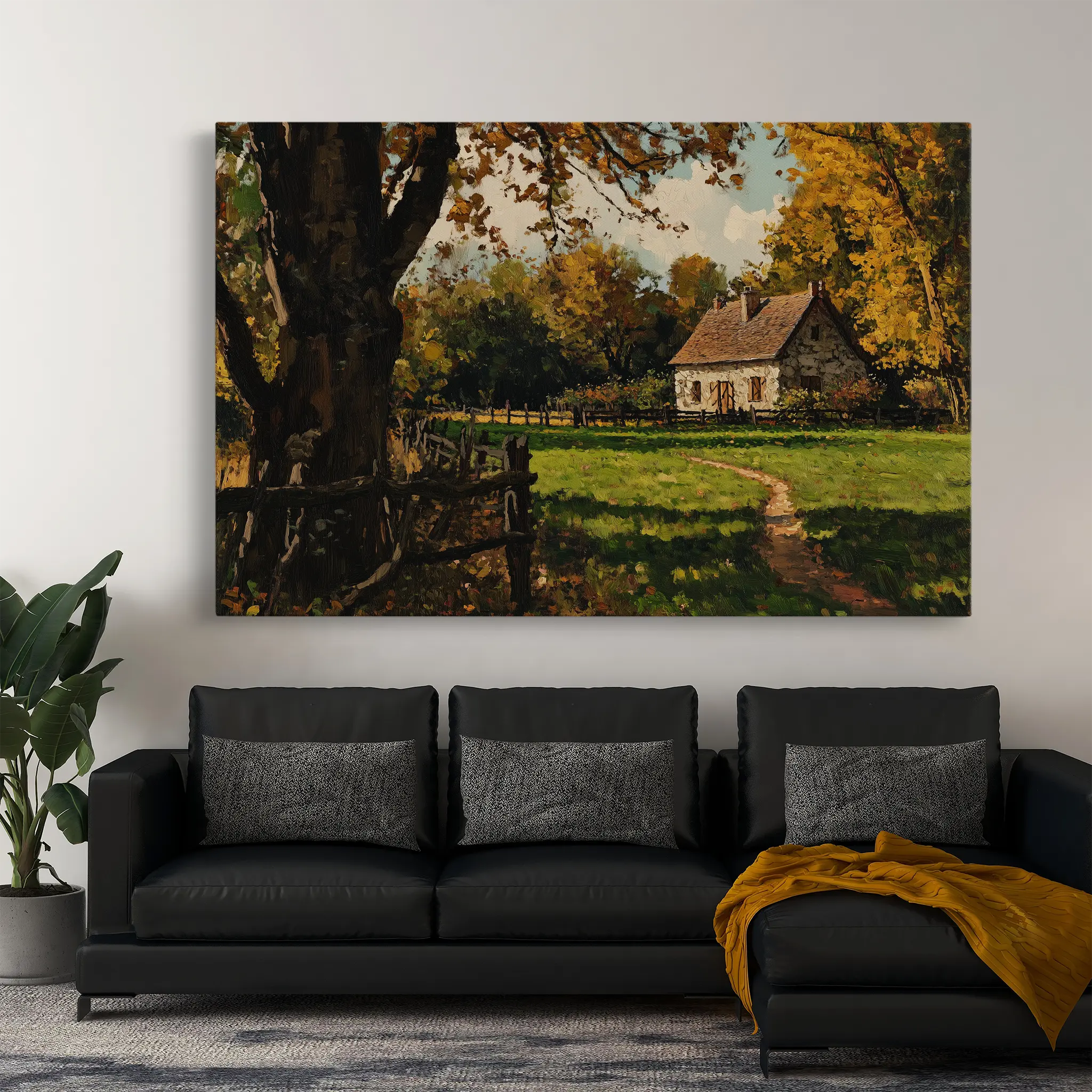 Landscape Canvas Wall Art WAD274-L 90 x 60 cm / Stretched on hidden frame