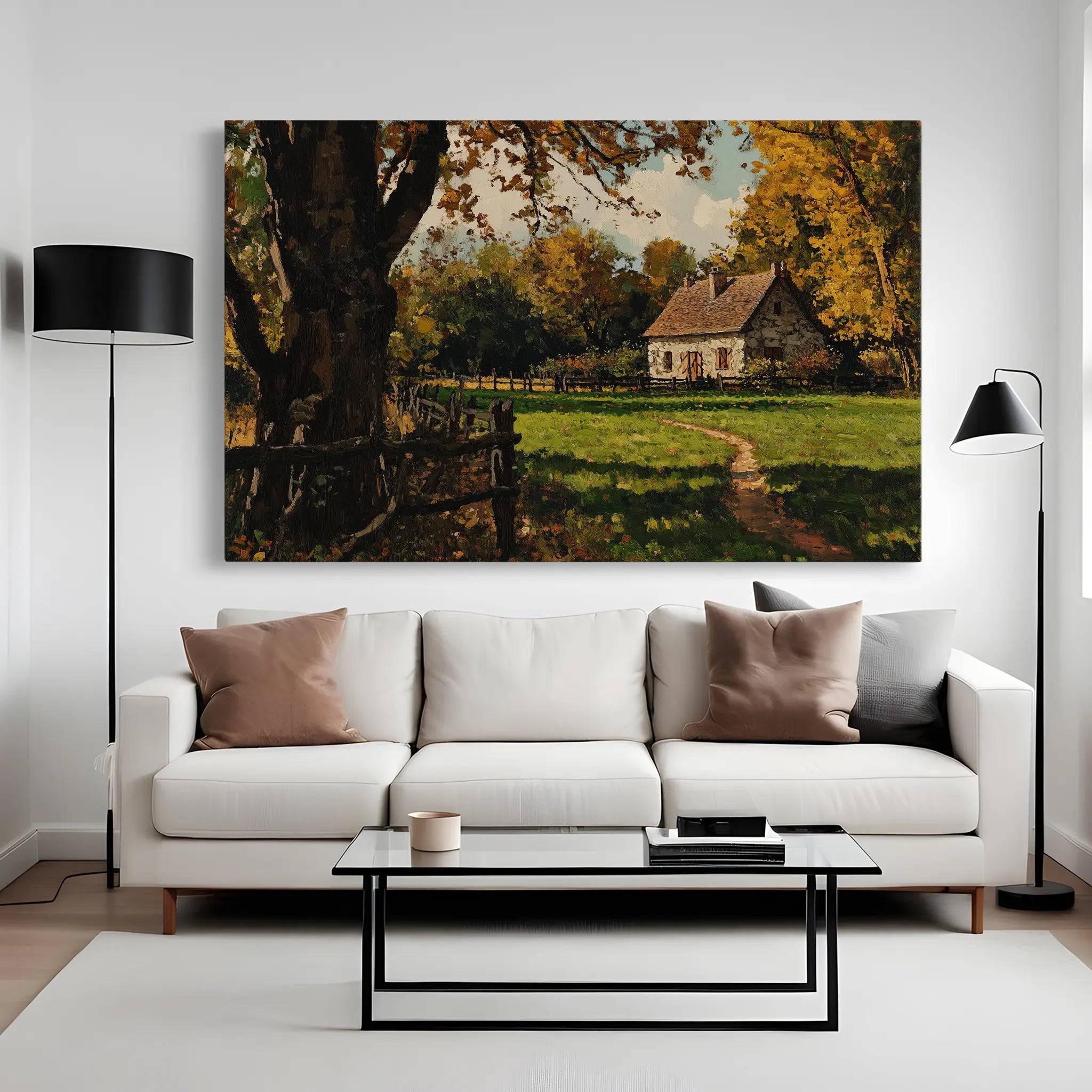 Landscape Canvas Wall Art WAD274-L 90 x 60 cm / Stretched on hidden frame