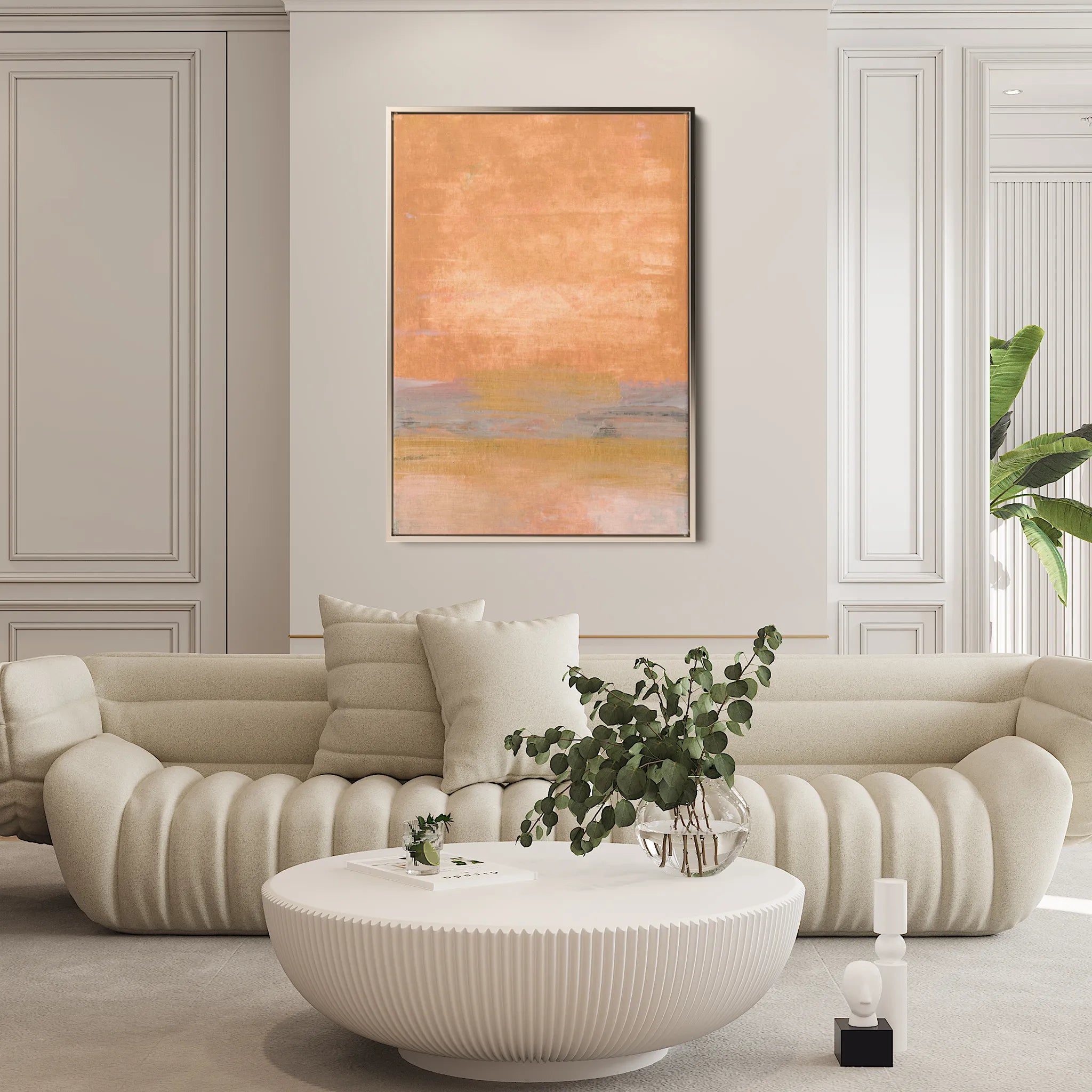 Abstract Canvas Wall Art WAD275-A 90 x 60 cm / Stretched on hidden frame
