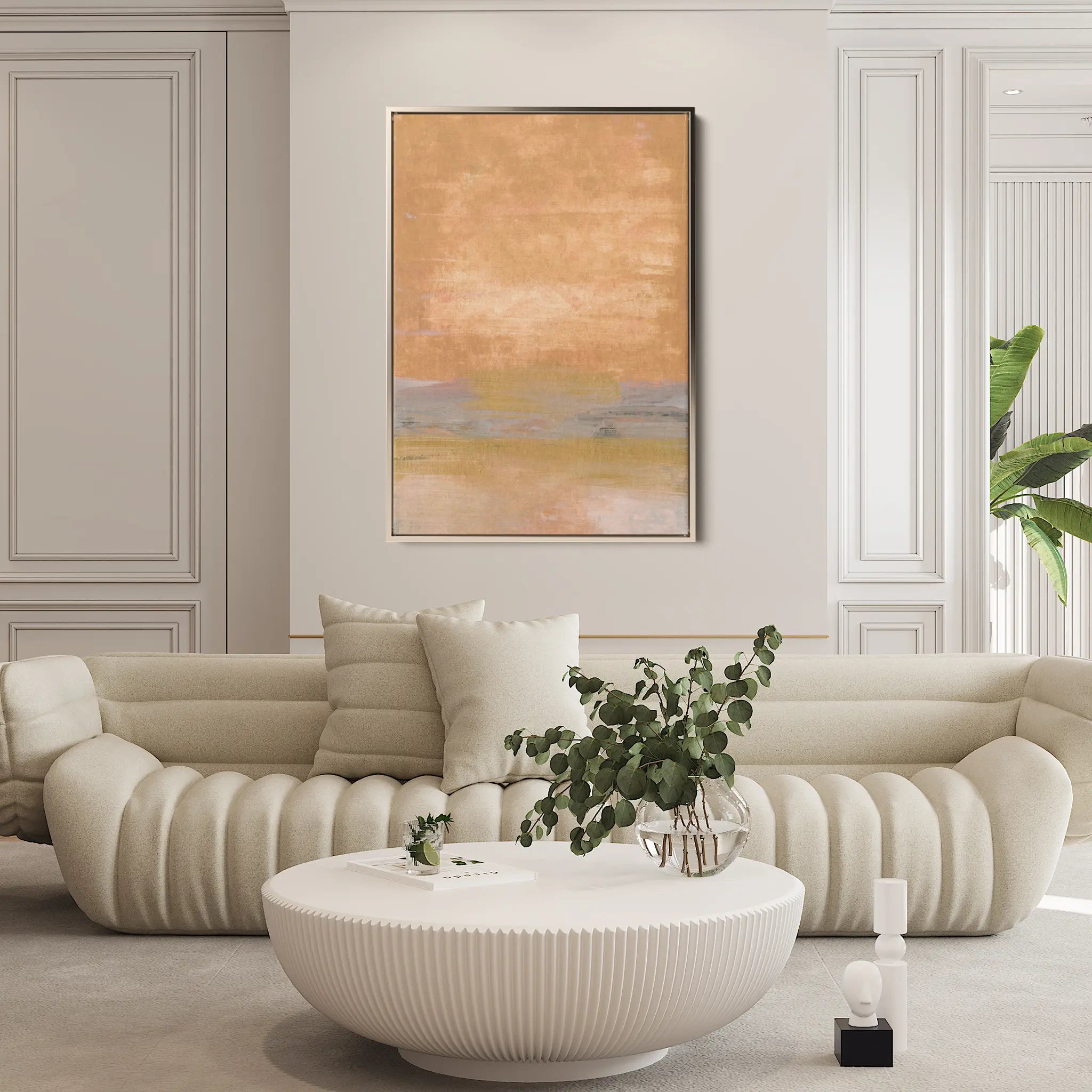 Abstract Canvas Wall Art WAD275-A 90 x 60 cm / Stretched on hidden frame