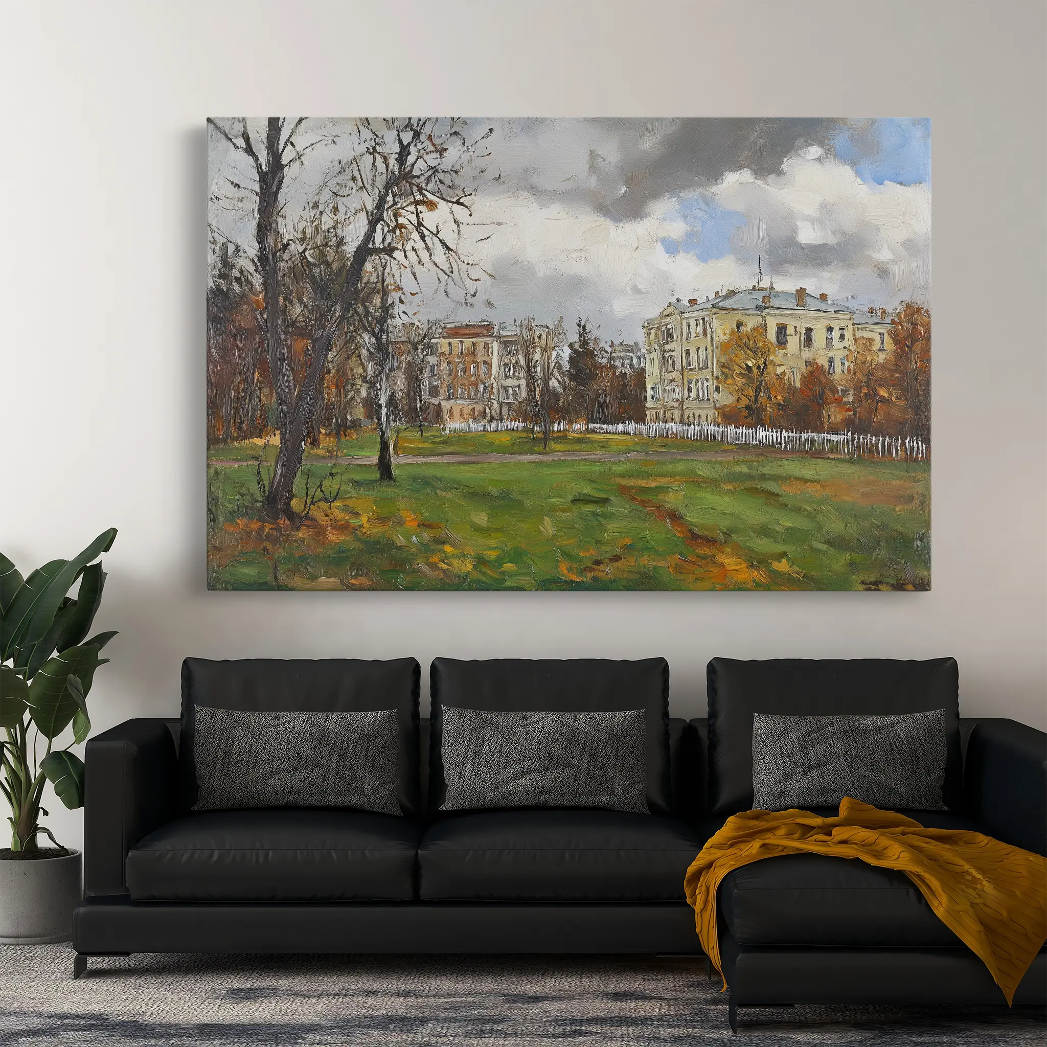 Landscape Canvas Wall Art WAD275-L 90 x 60 cm / Stretched on hidden frame