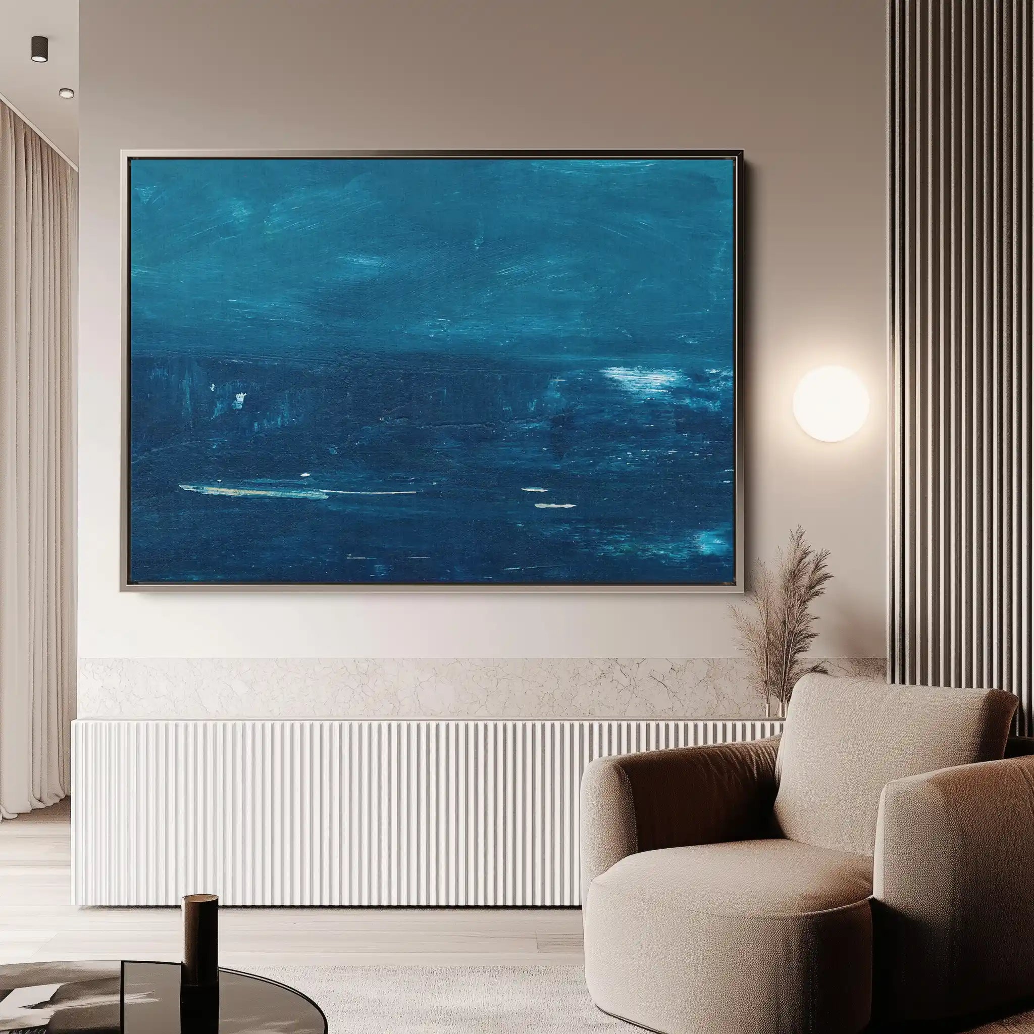 Abstract Canvas Wall Art WAD276-A 90 x 60 cm / Stretched on hidden frame
