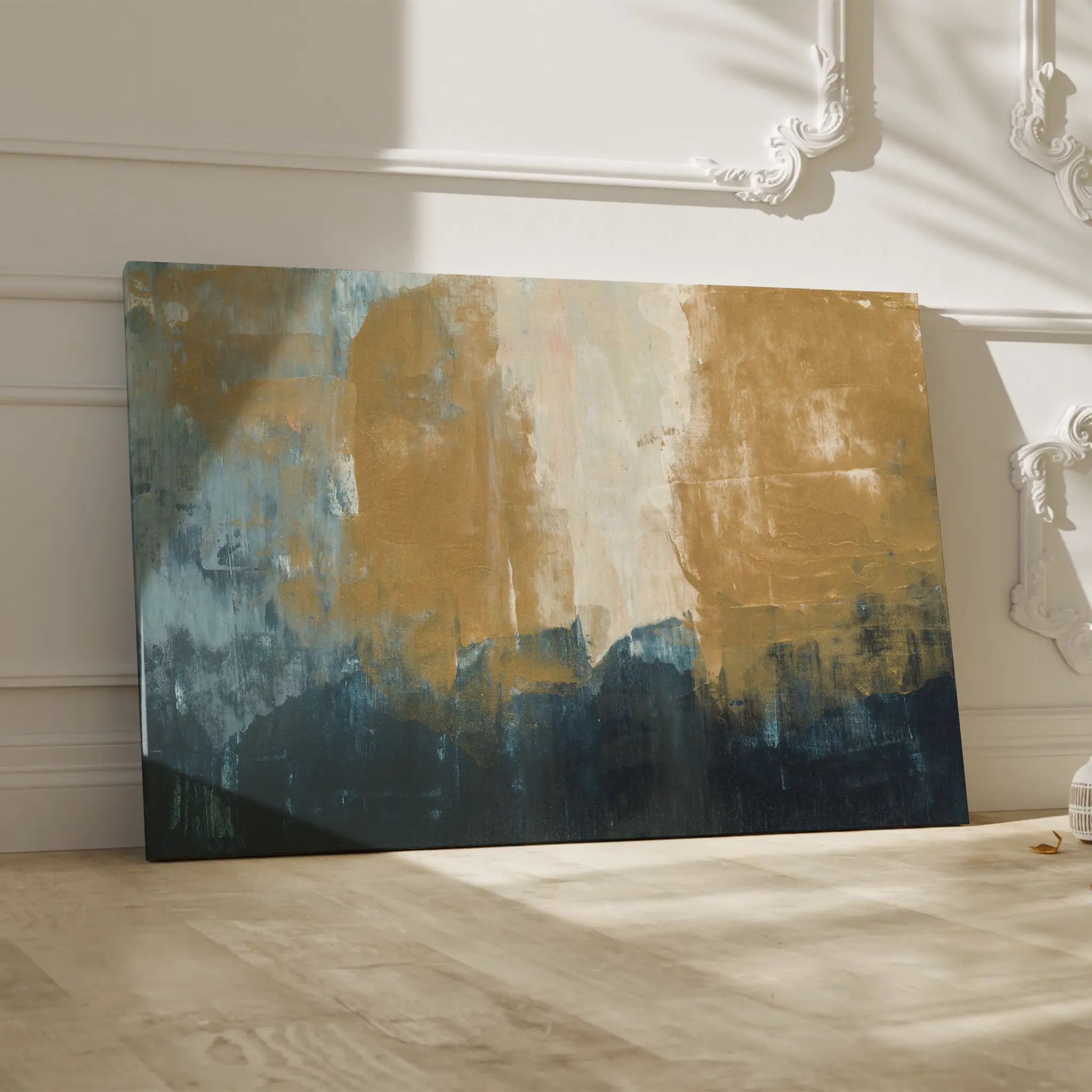 Abstract Canvas Wall Art WAD277-A 90 x 60 cm / Stretched on hidden frame