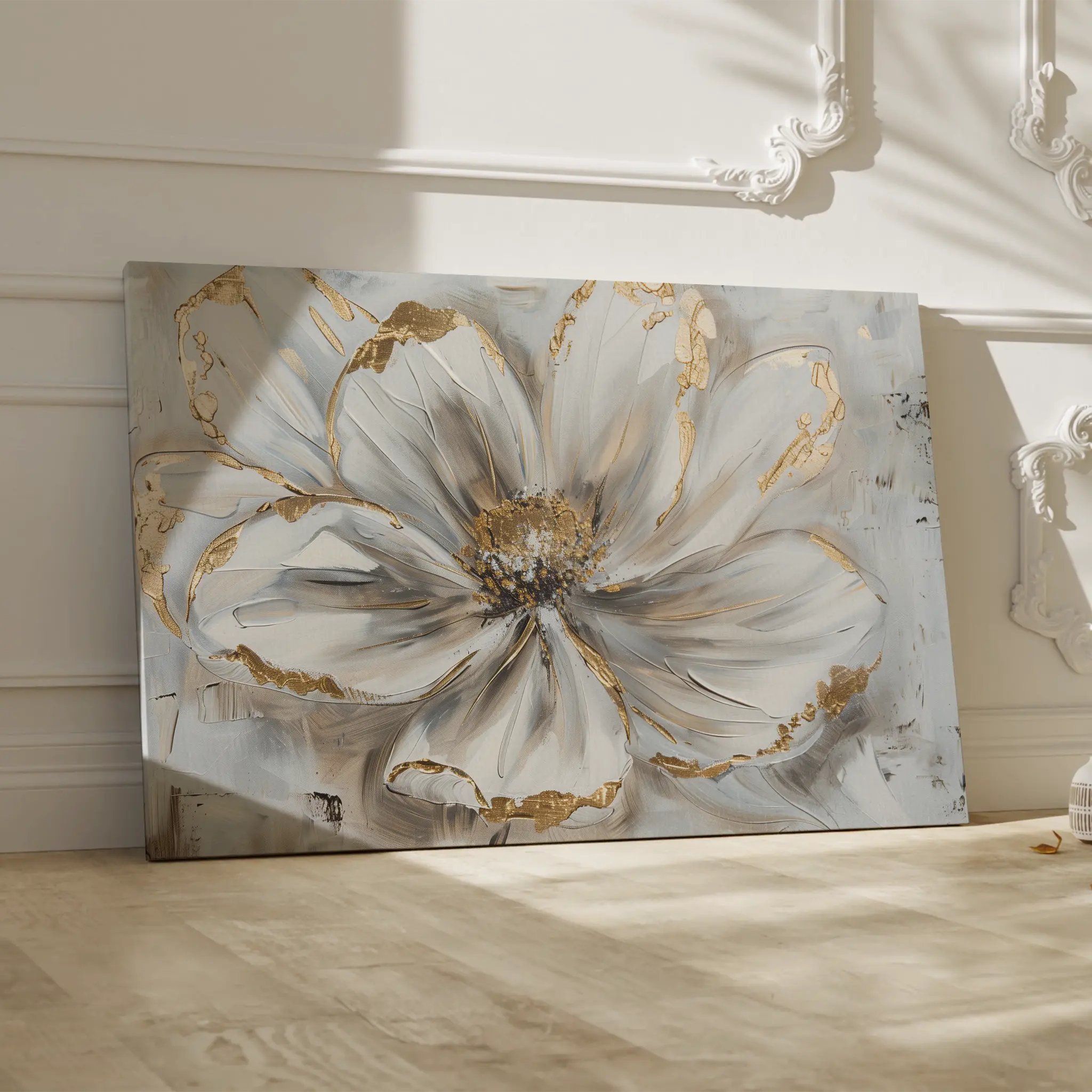 Floral Canvas Wall Art WAD277-F 90 x 60 cm / Stretched on hidden frame