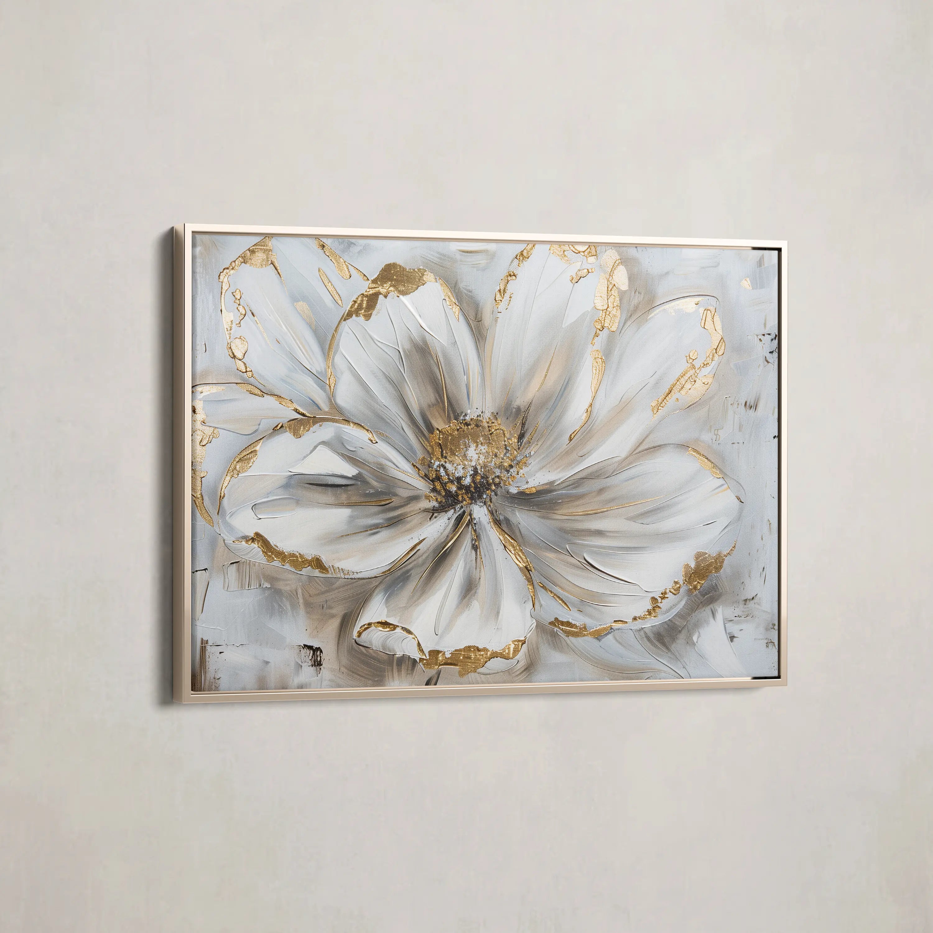 Floral Canvas Wall Art WAD277-F 90 x 60 cm / Stretched on hidden frame