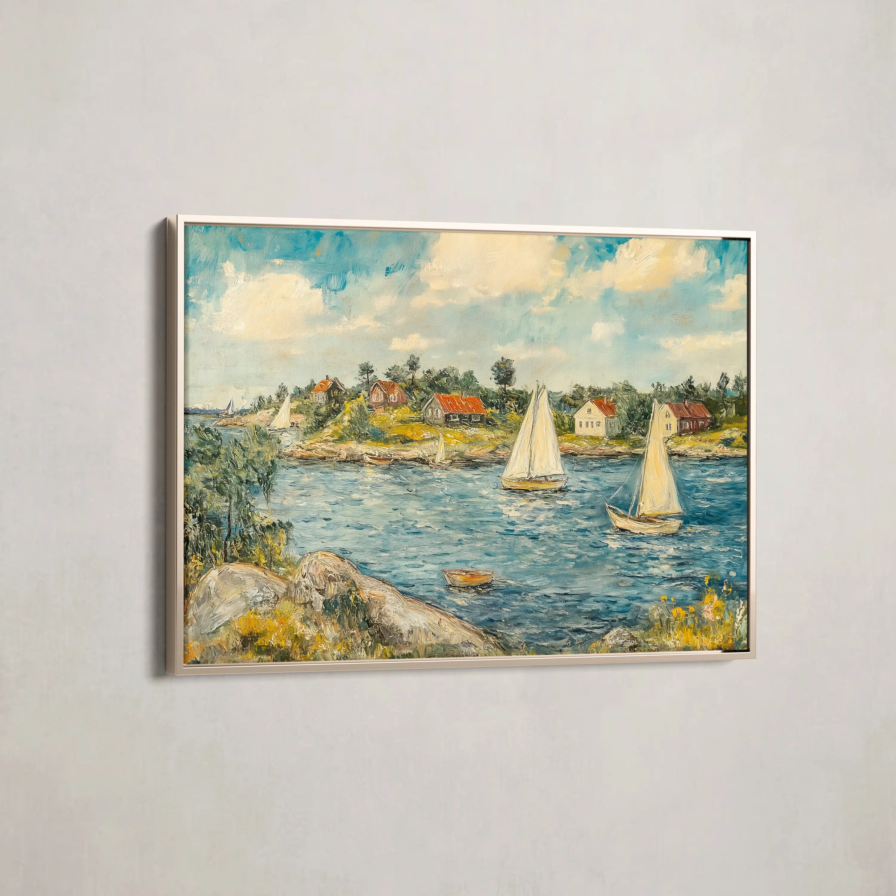 Landscape Canvas Wall Art WAD277-L 90 x 60 cm / Stretched on hidden frame