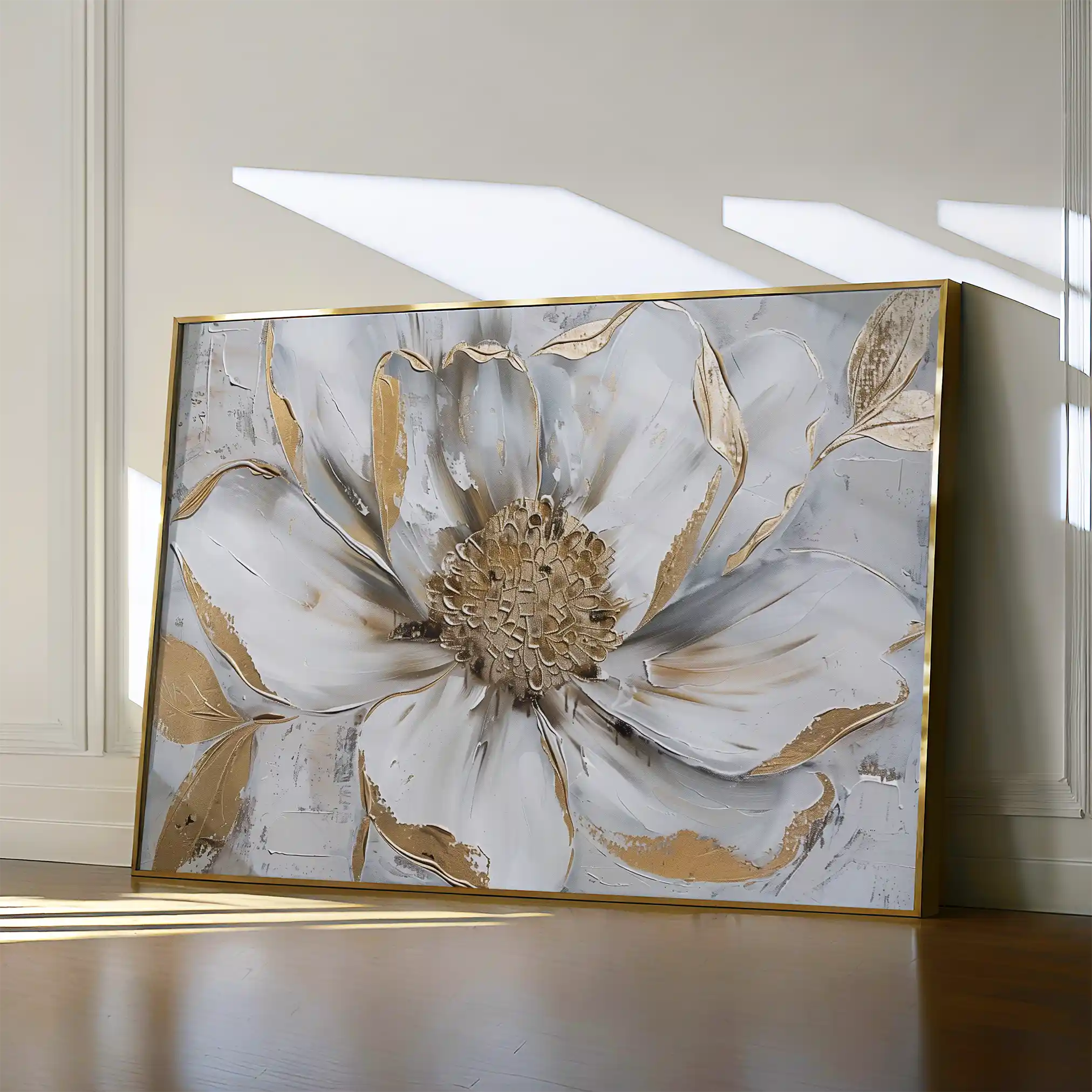 Floral Canvas Wall Art WAD278-F 90 x 60 cm / Stretched on hidden frame