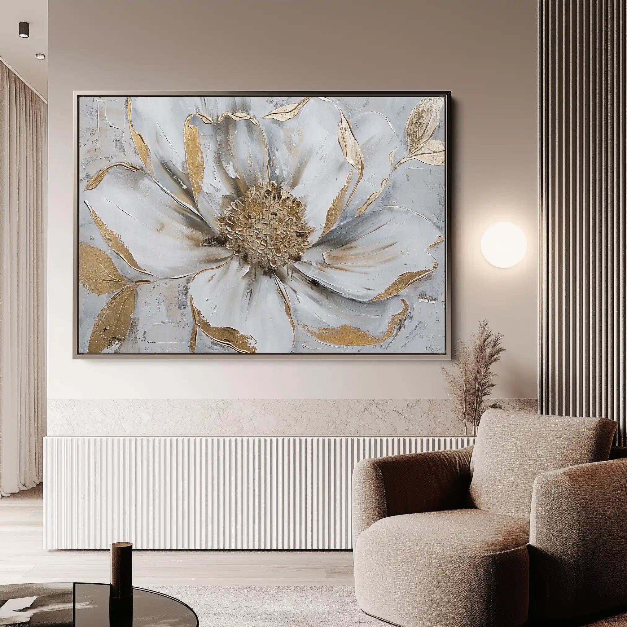 Floral Canvas Wall Art WAD278-F 90 x 60 cm / Stretched on hidden frame