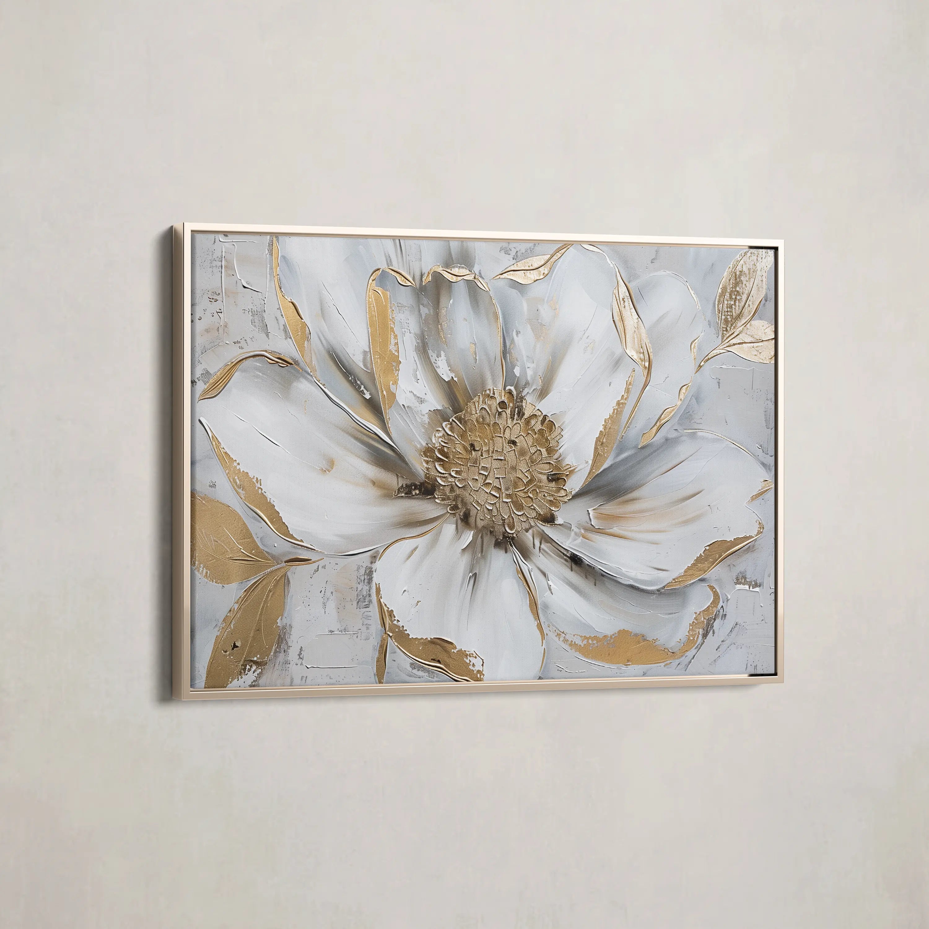 Floral Canvas Wall Art WAD278-F 90 x 60 cm / Stretched on hidden frame