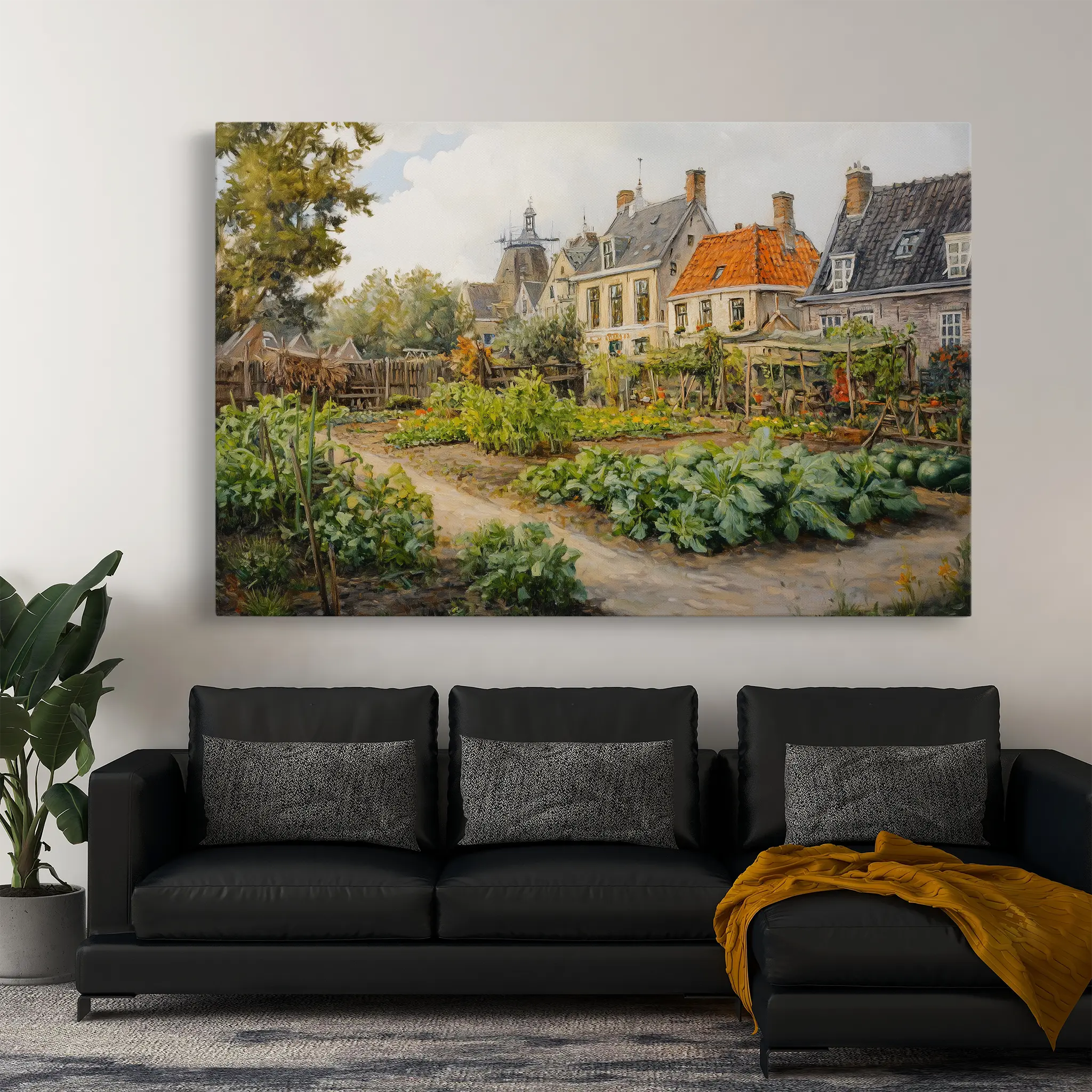 Landscape Canvas Wall Art WAD278-L 90 x 60 cm / Stretched on hidden frame