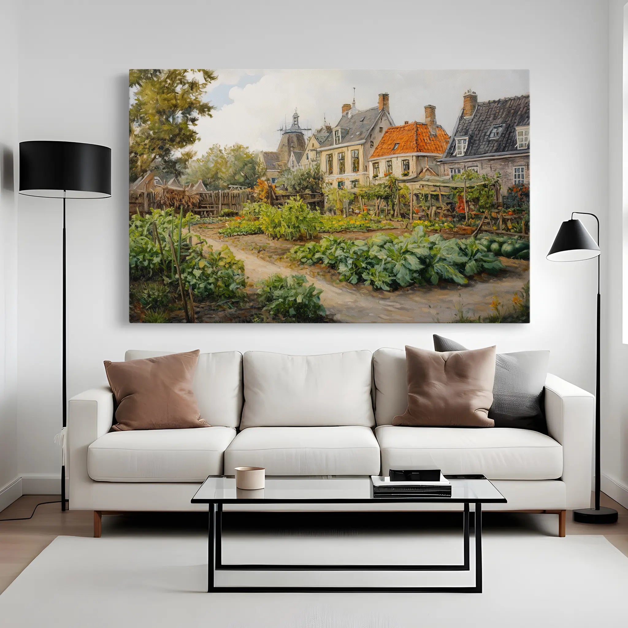 Landscape Canvas Wall Art WAD278-L 90 x 60 cm / Stretched on hidden frame