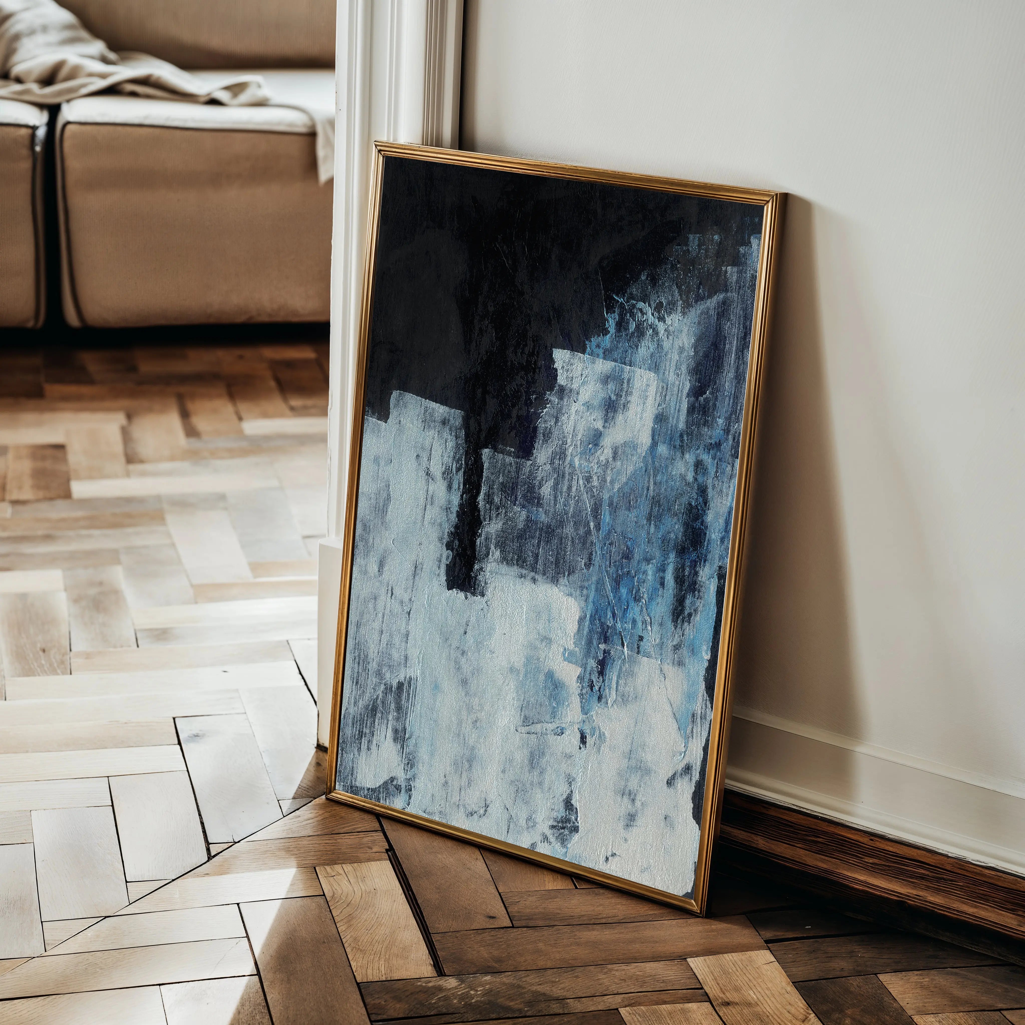 Abstract Canvas Wall Art WAD279-A 90 x 60 cm / Stretched on hidden frame