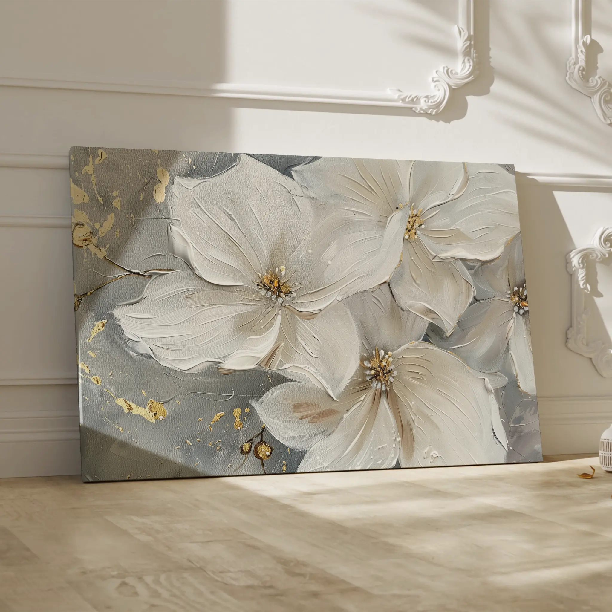 Floral Canvas Wall Art WAD279-F 90 x 60 cm / Stretched on hidden frame