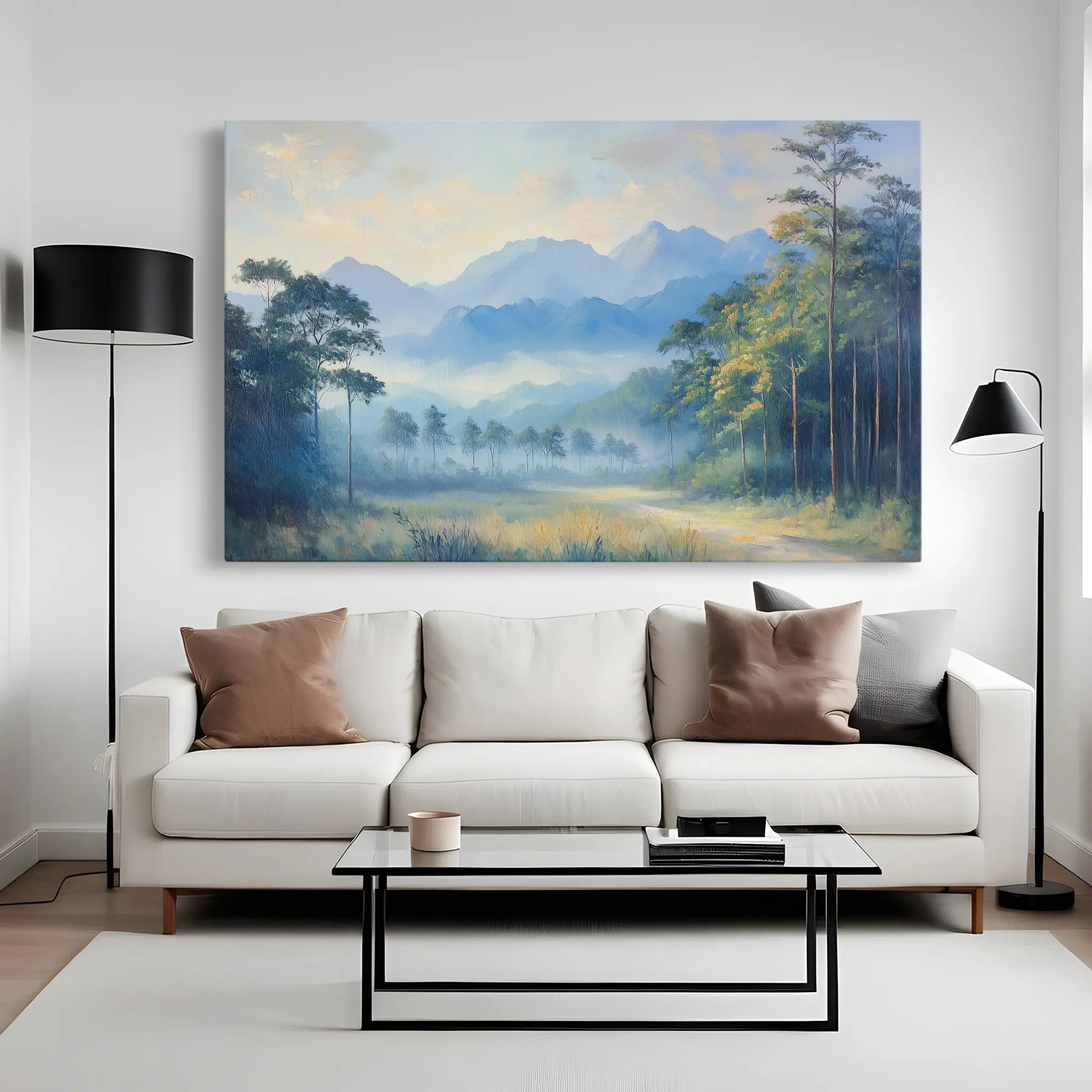 Landscape Canvas Wall Art WAD279-L 90 x 60 cm / Stretched on hidden frame