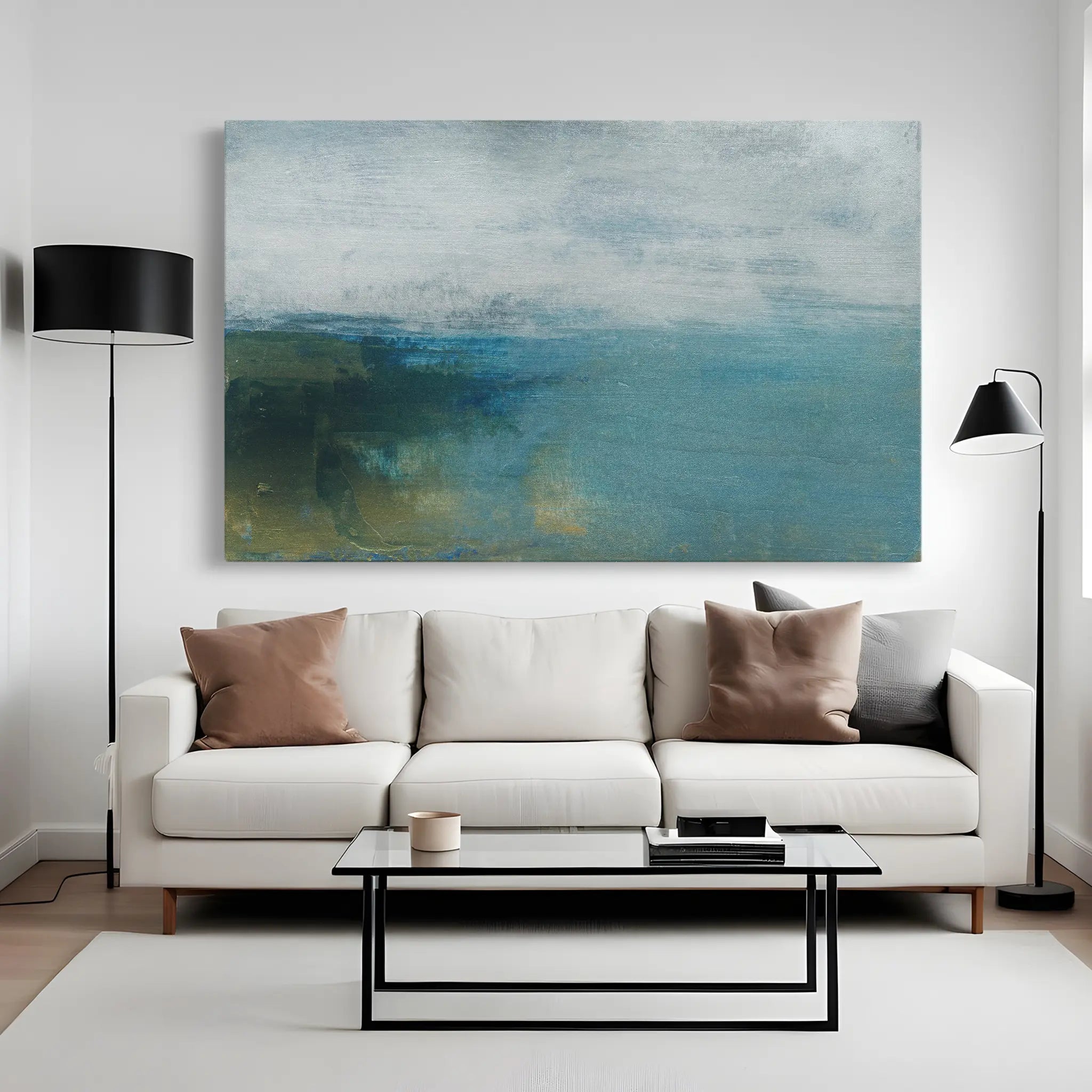 Abstract Canvas Wall Art WAD280-A 90 x 60 cm / Stretched on hidden frame