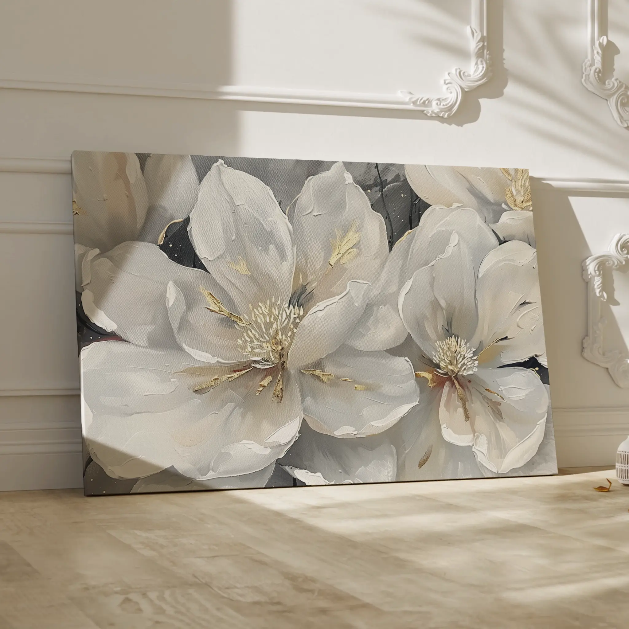 Floral Canvas Wall Art WAD280-F 90 x 60 cm / Stretched on hidden frame