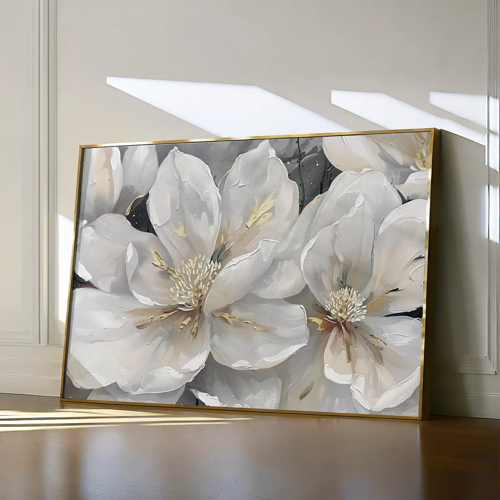 Floral Canvas Wall Art WAD280-F 90 x 60 cm / Stretched on hidden frame