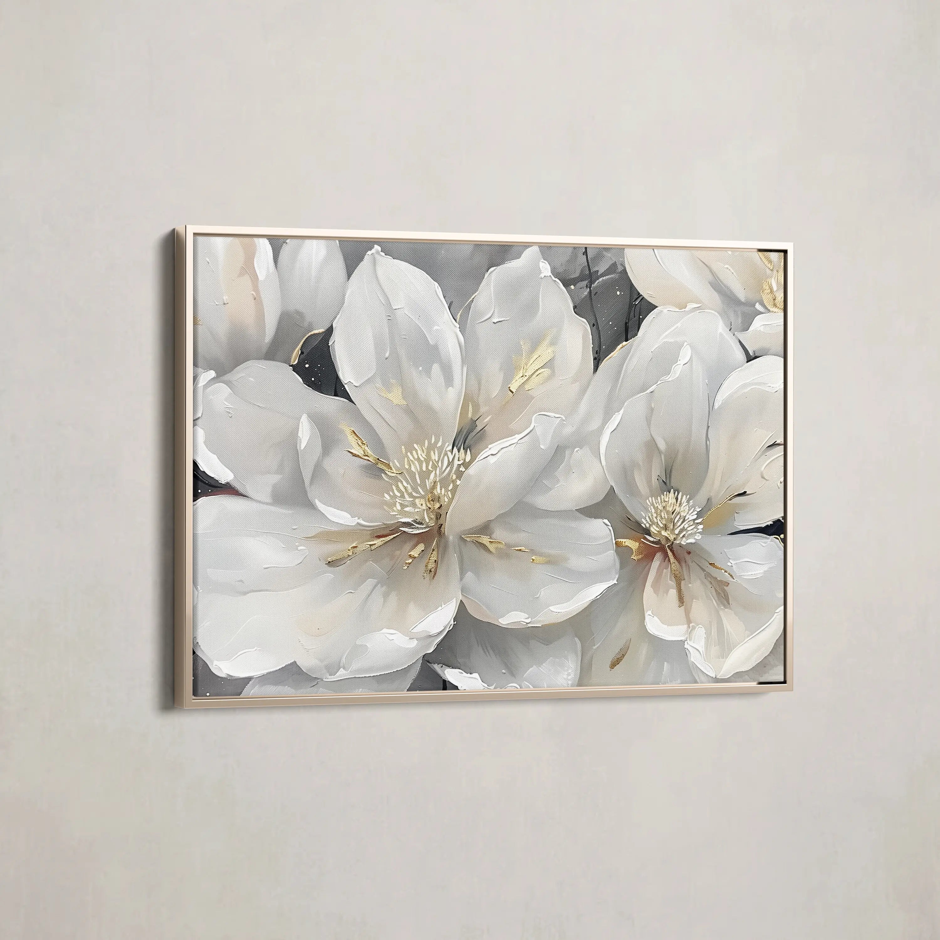 Floral Canvas Wall Art WAD280-F 90 x 60 cm / Stretched on hidden frame