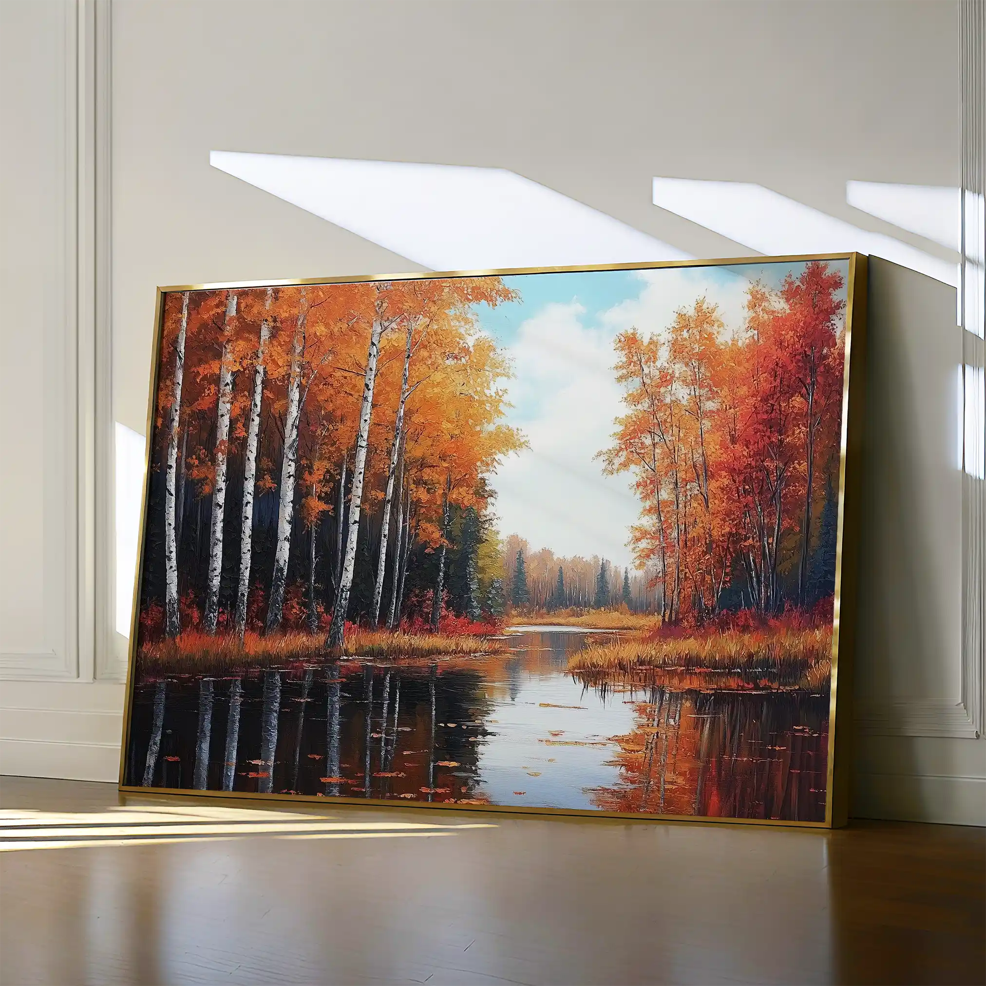 Landscape 280 Canvas Art 90 x 60 cm / Stretched on hidden frame