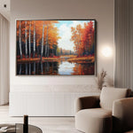 Landscape 280 Canvas Art 90 x 60 cm / Stretched on hidden frame