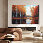 Landscape 280 Canvas Art 90 x 60 cm / Stretched on hidden frame