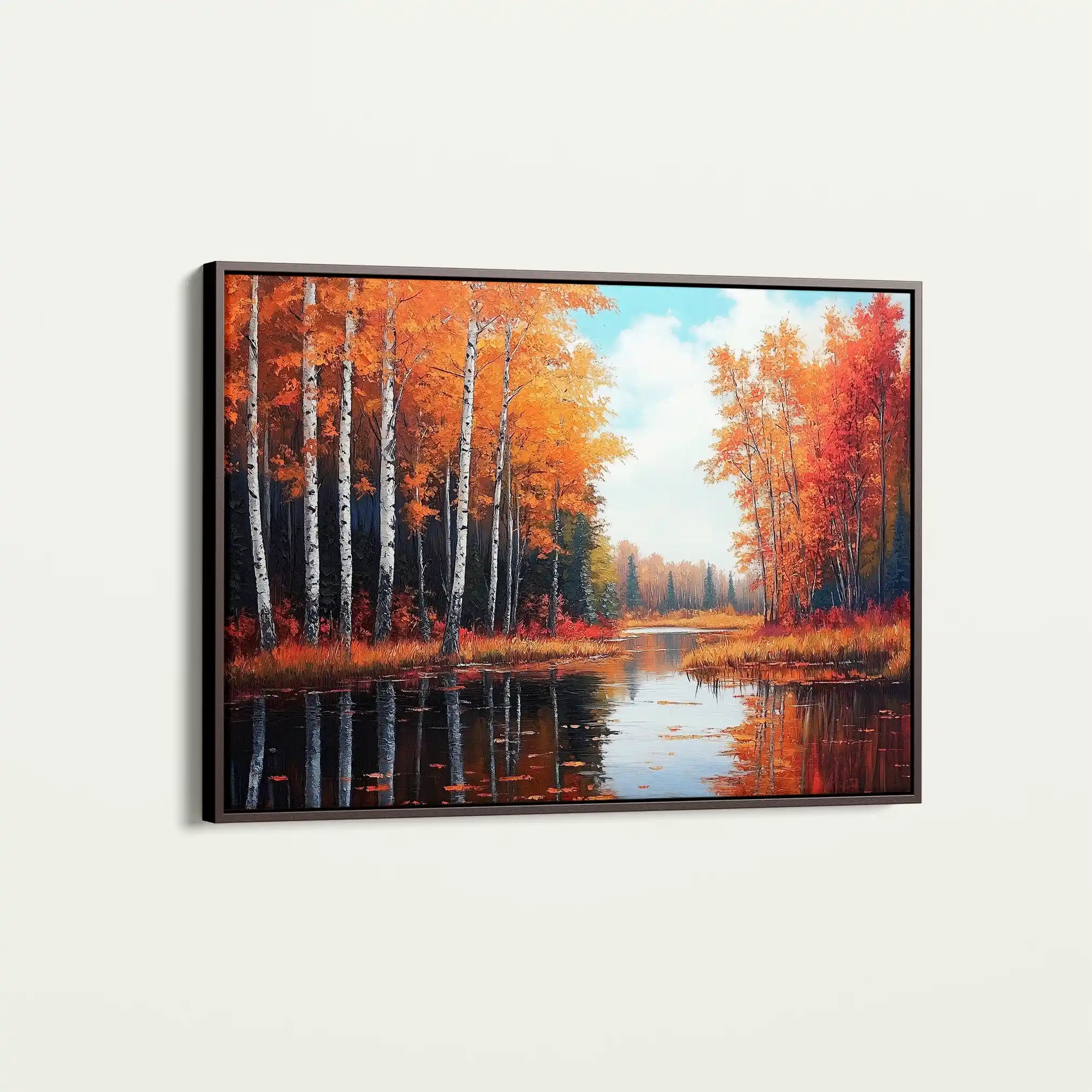 Landscape 280 Canvas Art 90 x 60 cm / Stretched on hidden frame