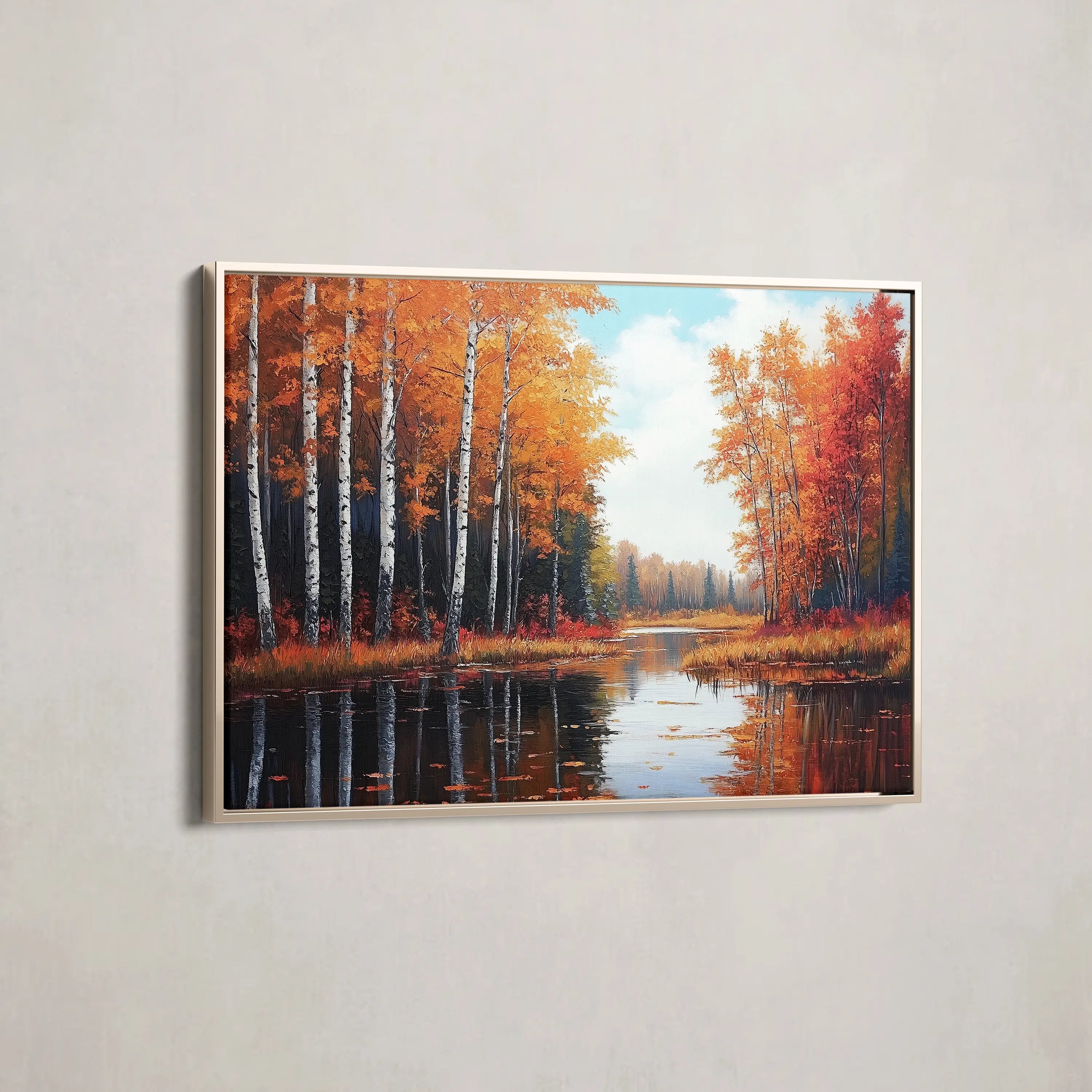 Landscape Canvas Wall Art WAD280-L 90 x 60 cm / Stretched on hidden frame