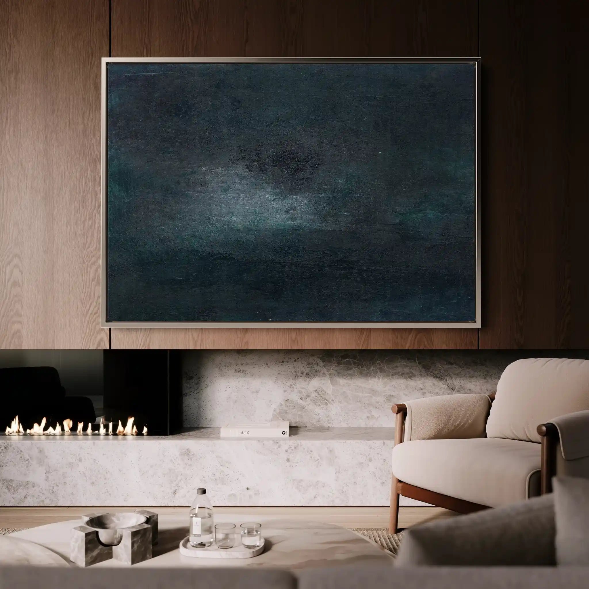 Abstract Canvas Wall Art WAD281-A 90 x 60 cm / Stretched on hidden frame