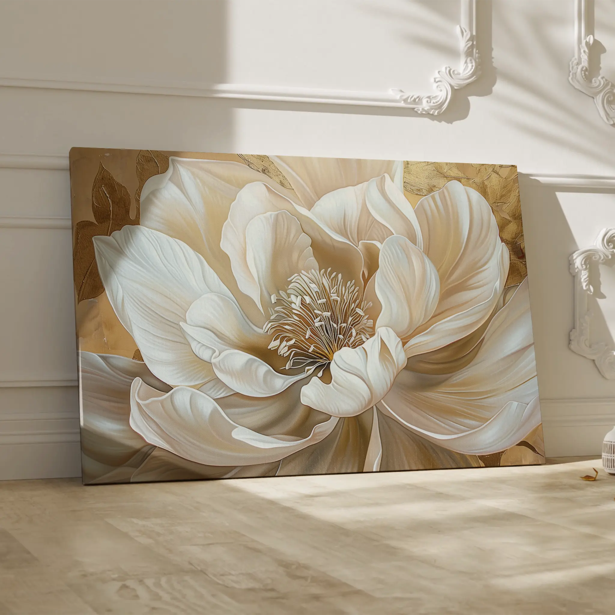 Floral Canvas Wall Art WAD281-F 90 x 60 cm / Stretched on hidden frame