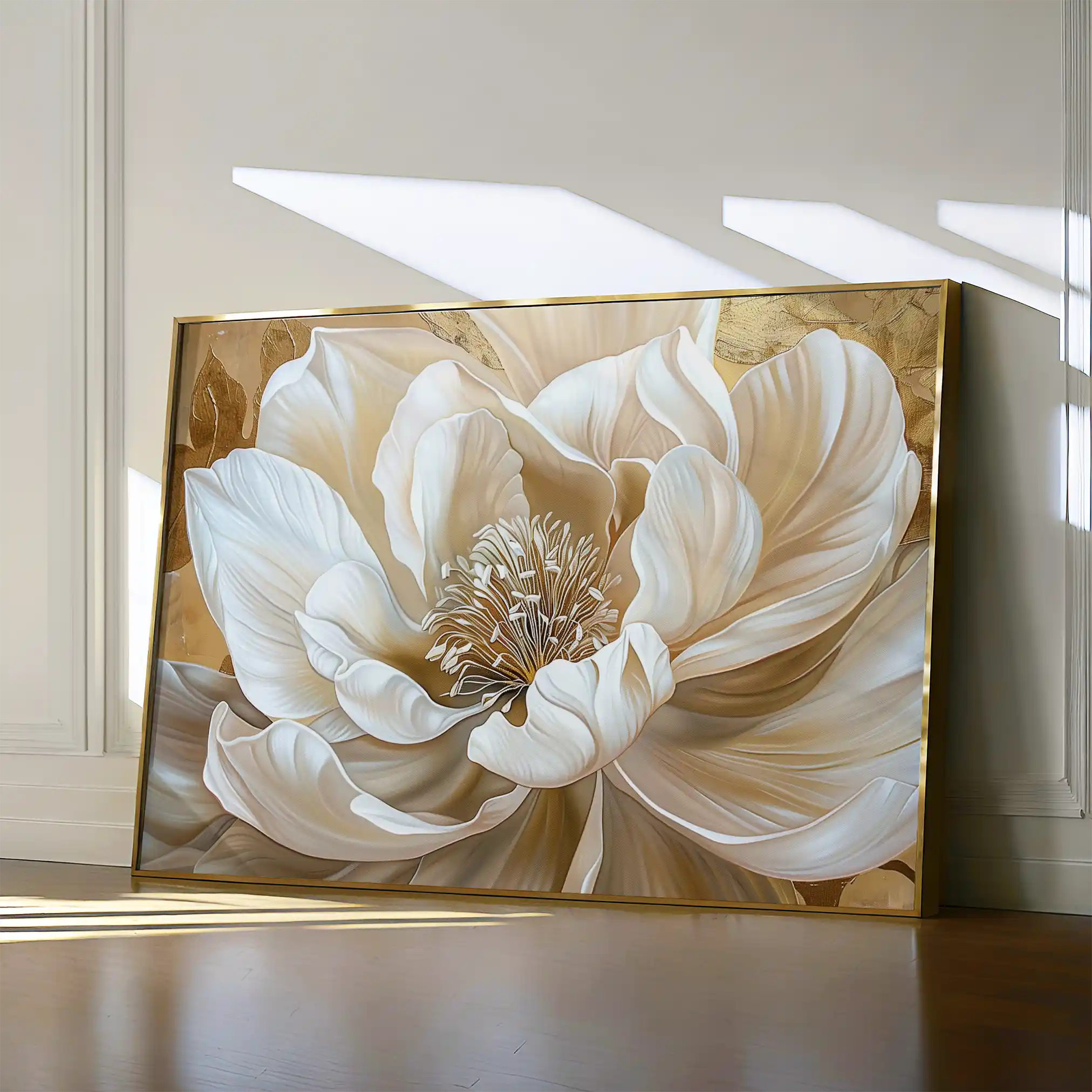Floral Canvas Wall Art WAD281-F 90 x 60 cm / Stretched on hidden frame