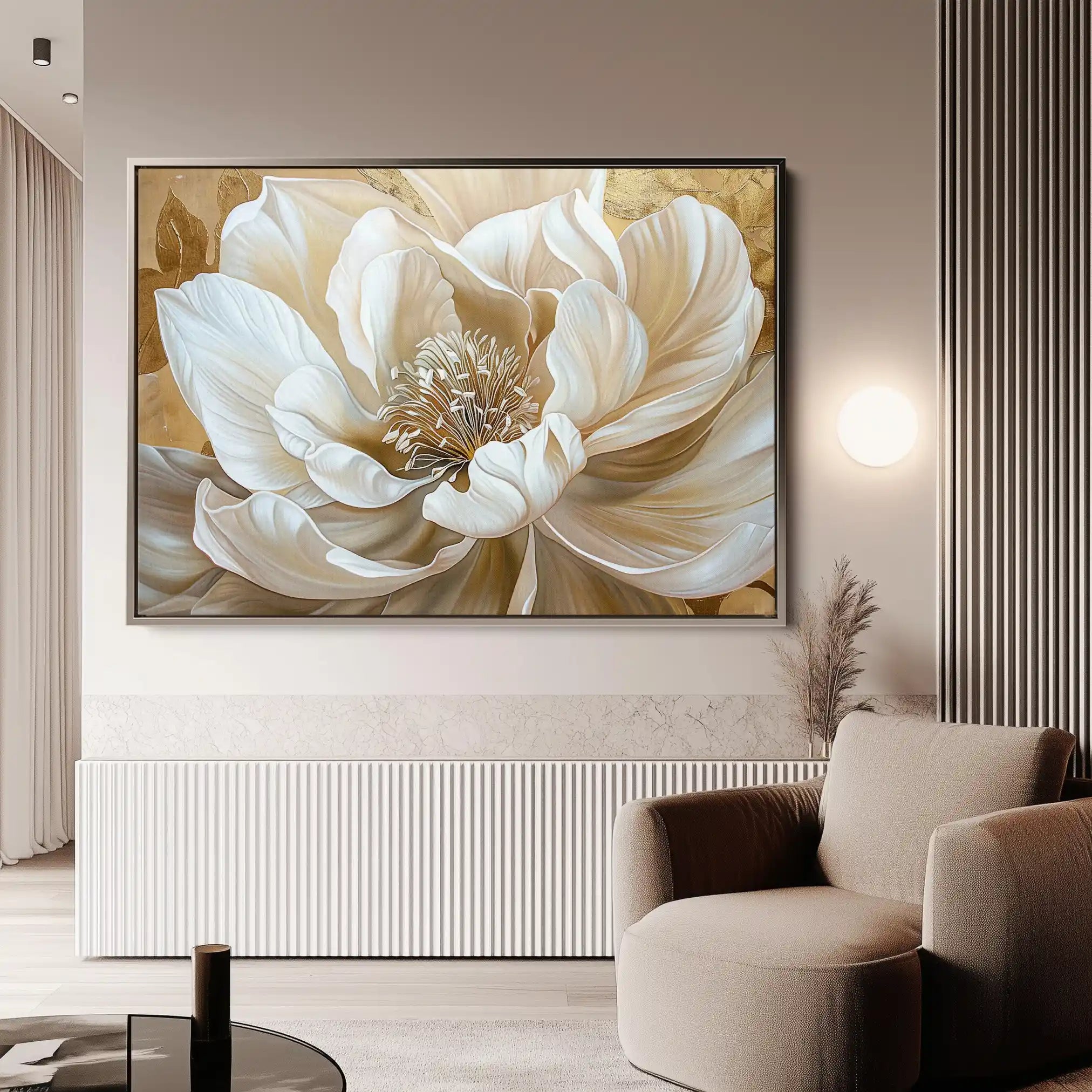 Floral Canvas Wall Art WAD281-F 90 x 60 cm / Stretched on hidden frame