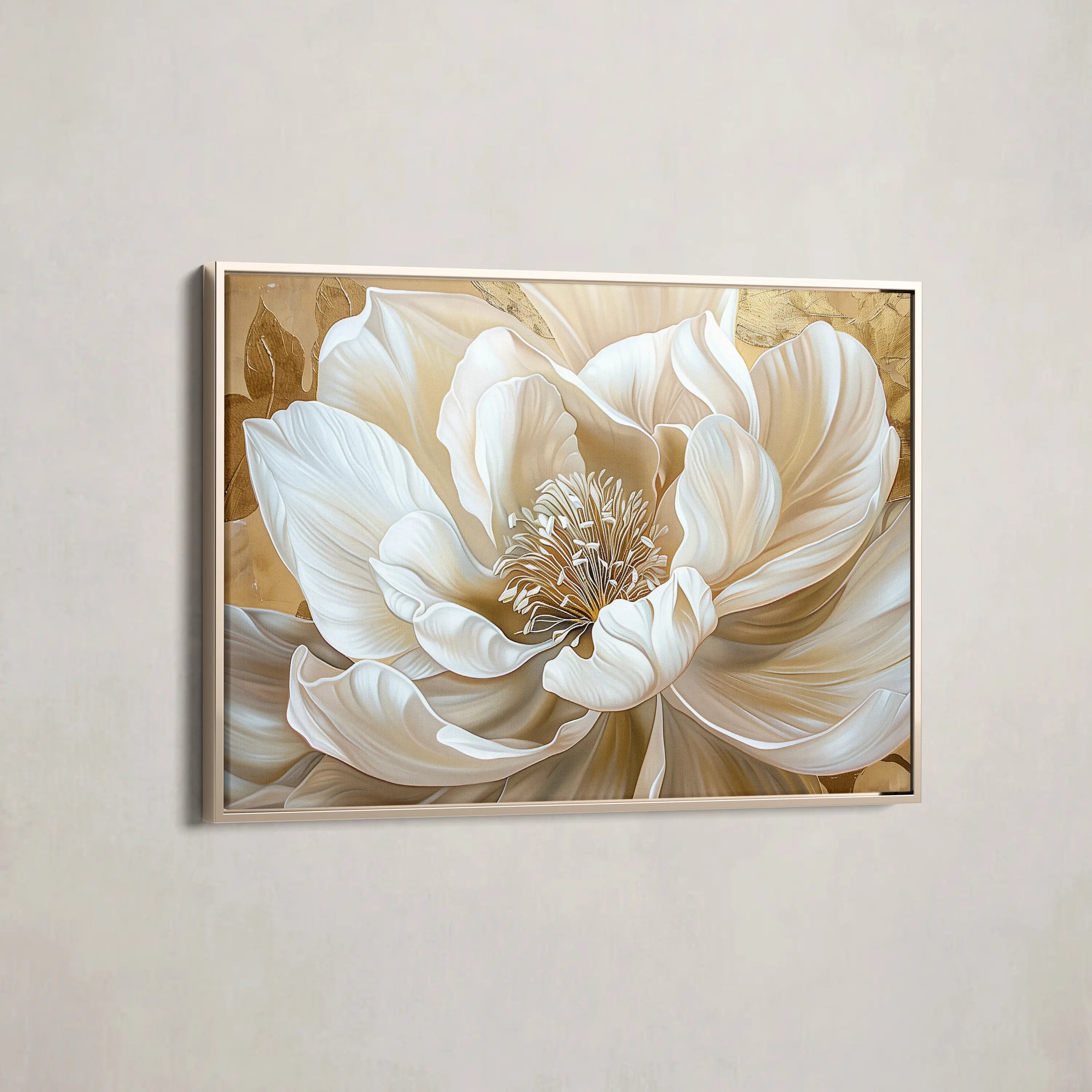 Floral Canvas Wall Art WAD281-F 90 x 60 cm / Stretched on hidden frame