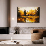 Landscape 281 Canvas Art 90 x 60 cm / Stretched on hidden frame
