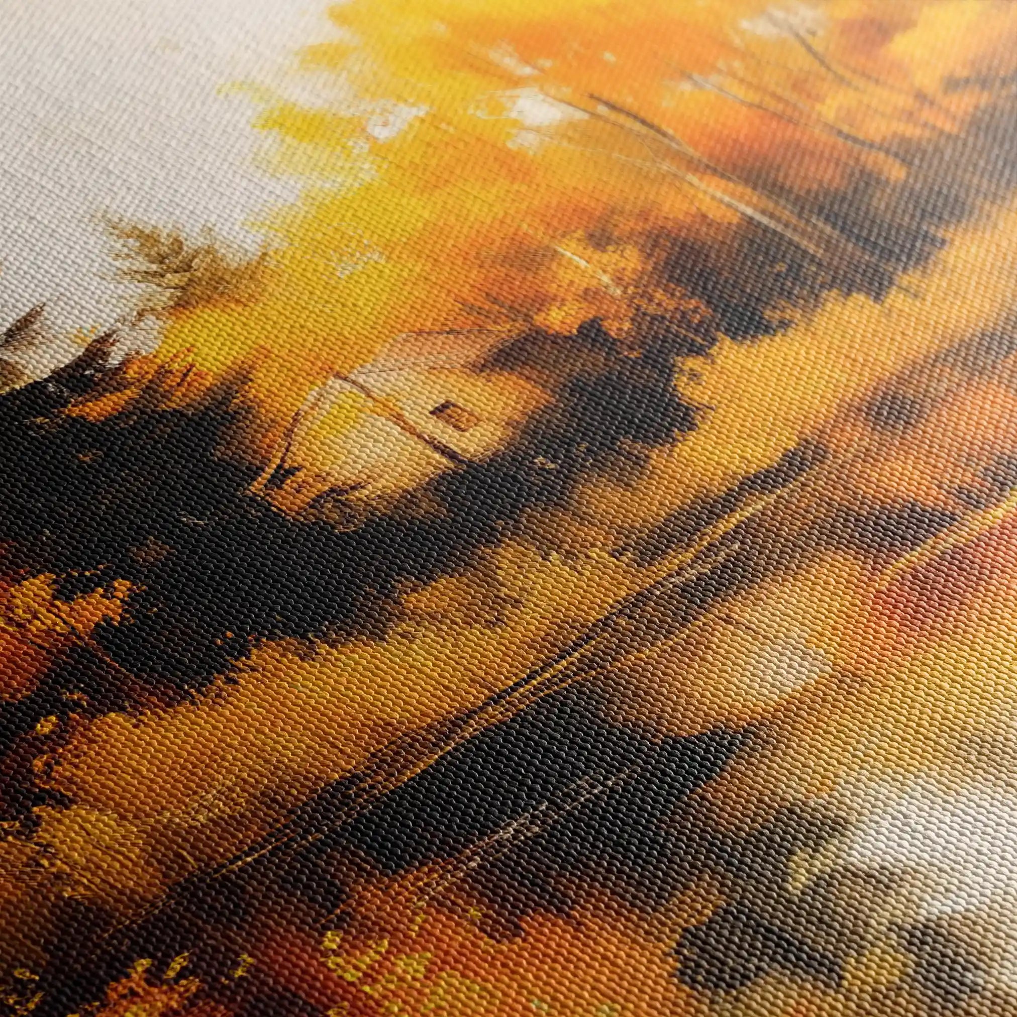 Landscape 281 Canvas Art 90 x 60 cm / Stretched on hidden frame