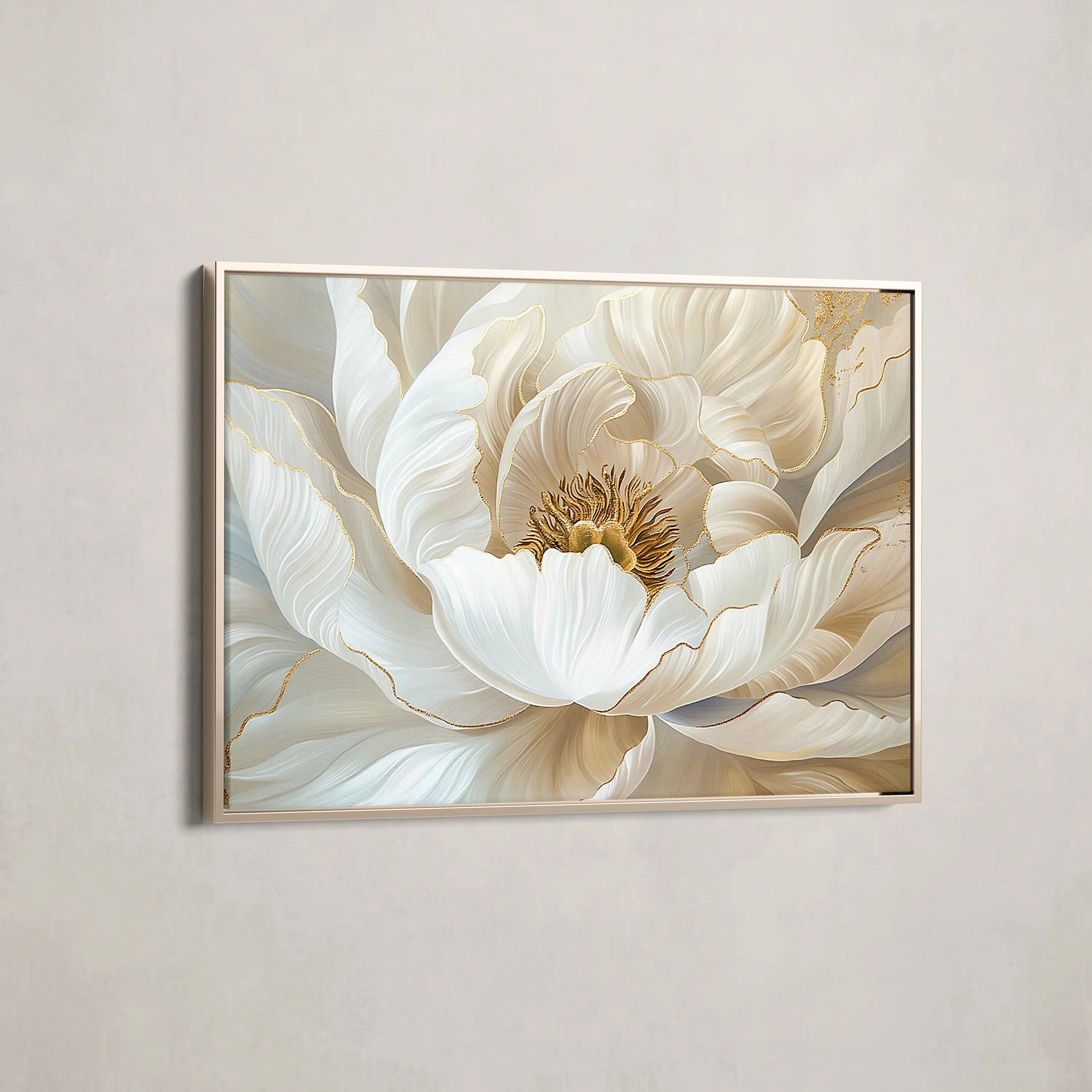 Floral Canvas Wall Art WAD282-F 90 x 60 cm / Stretched on hidden frame