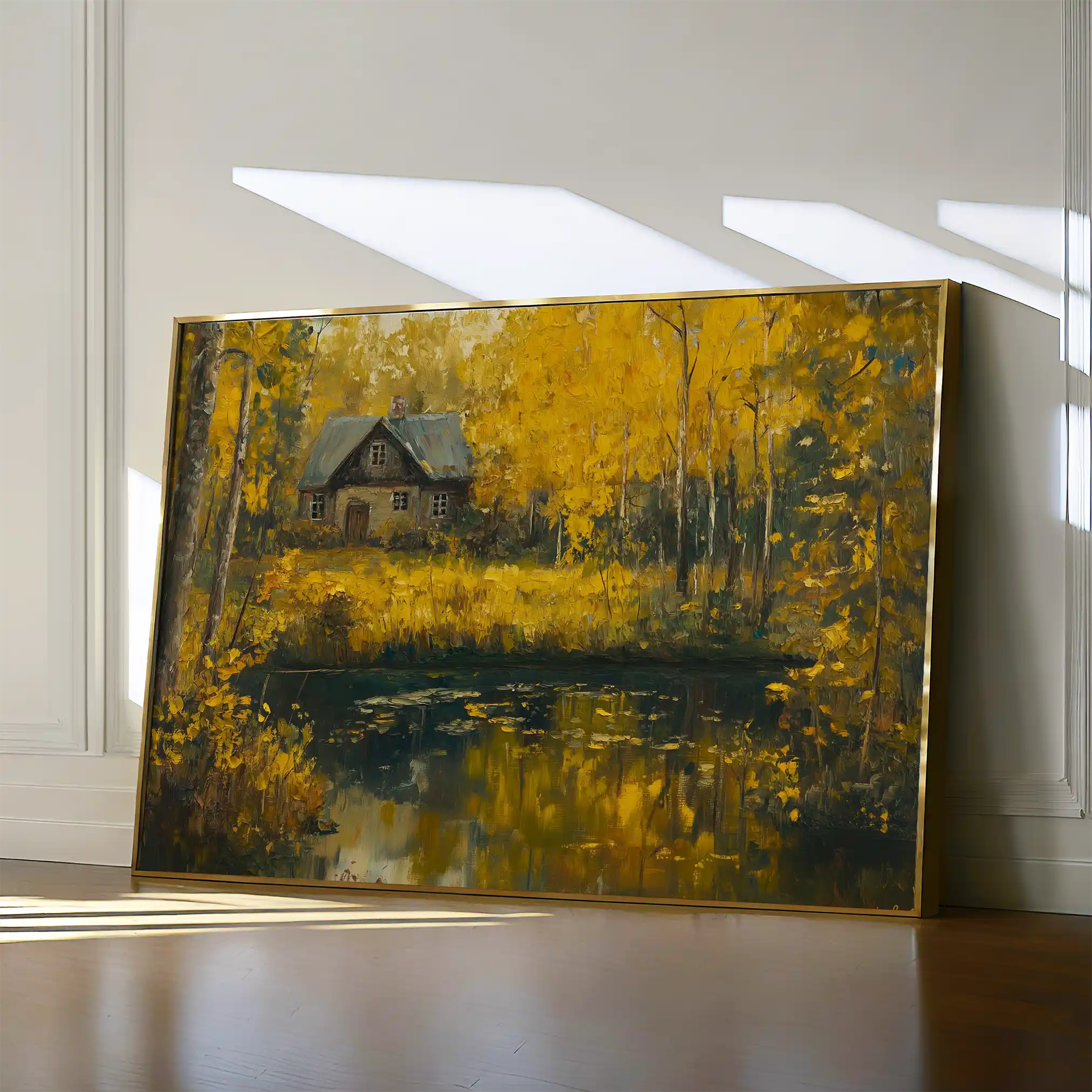 Landscape 282 Canvas Art 90 x 60 cm / Stretched on hidden frame