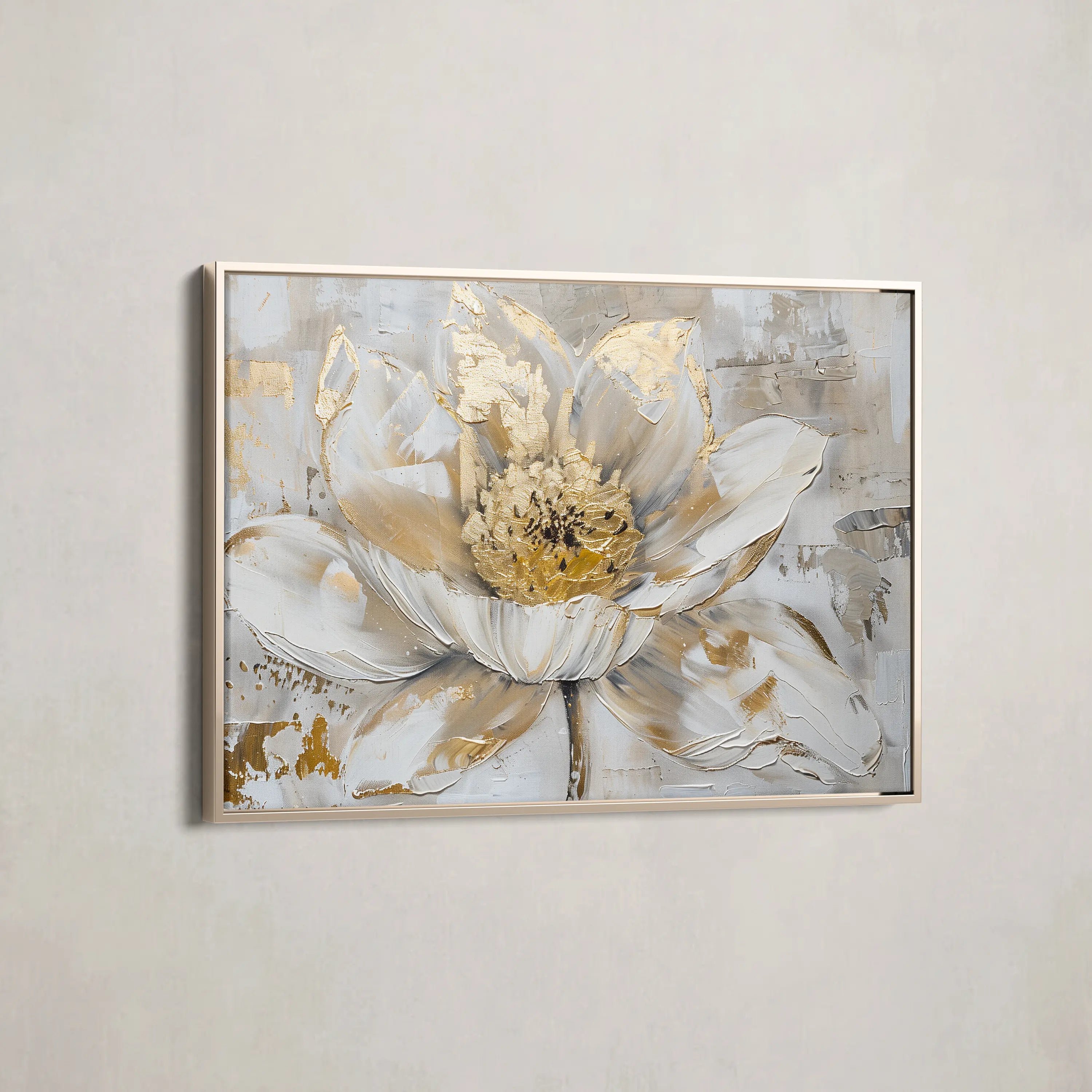 Floral Canvas Wall Art WAD283-F 90 x 60 cm / Stretched on hidden frame