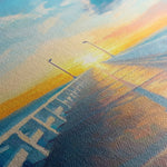 Landscape 283 Canvas Art 90 x 60 cm / Stretched on hidden frame
