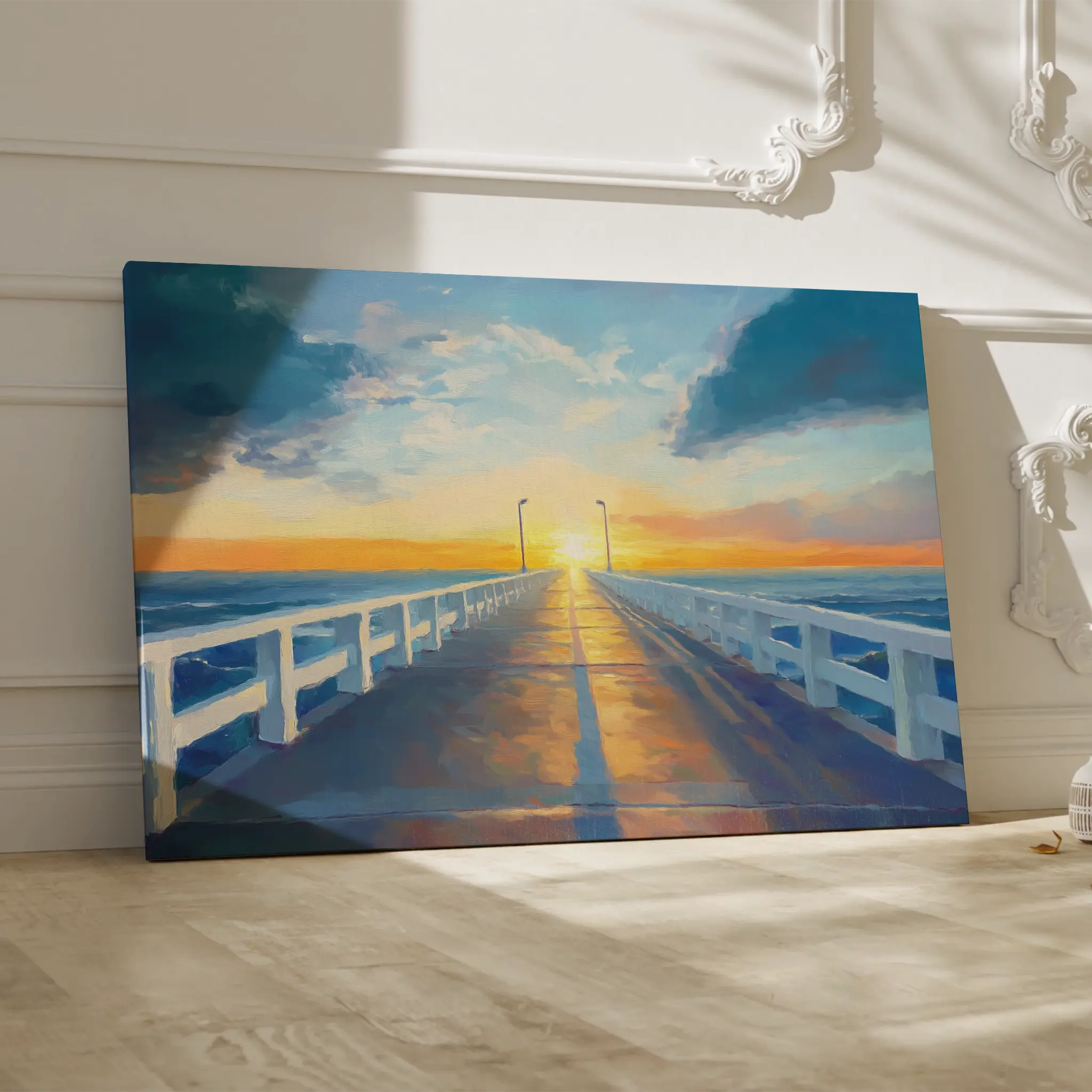 Landscape Canvas Wall Art WAD283-L 90 x 60 cm / Stretched on hidden frame