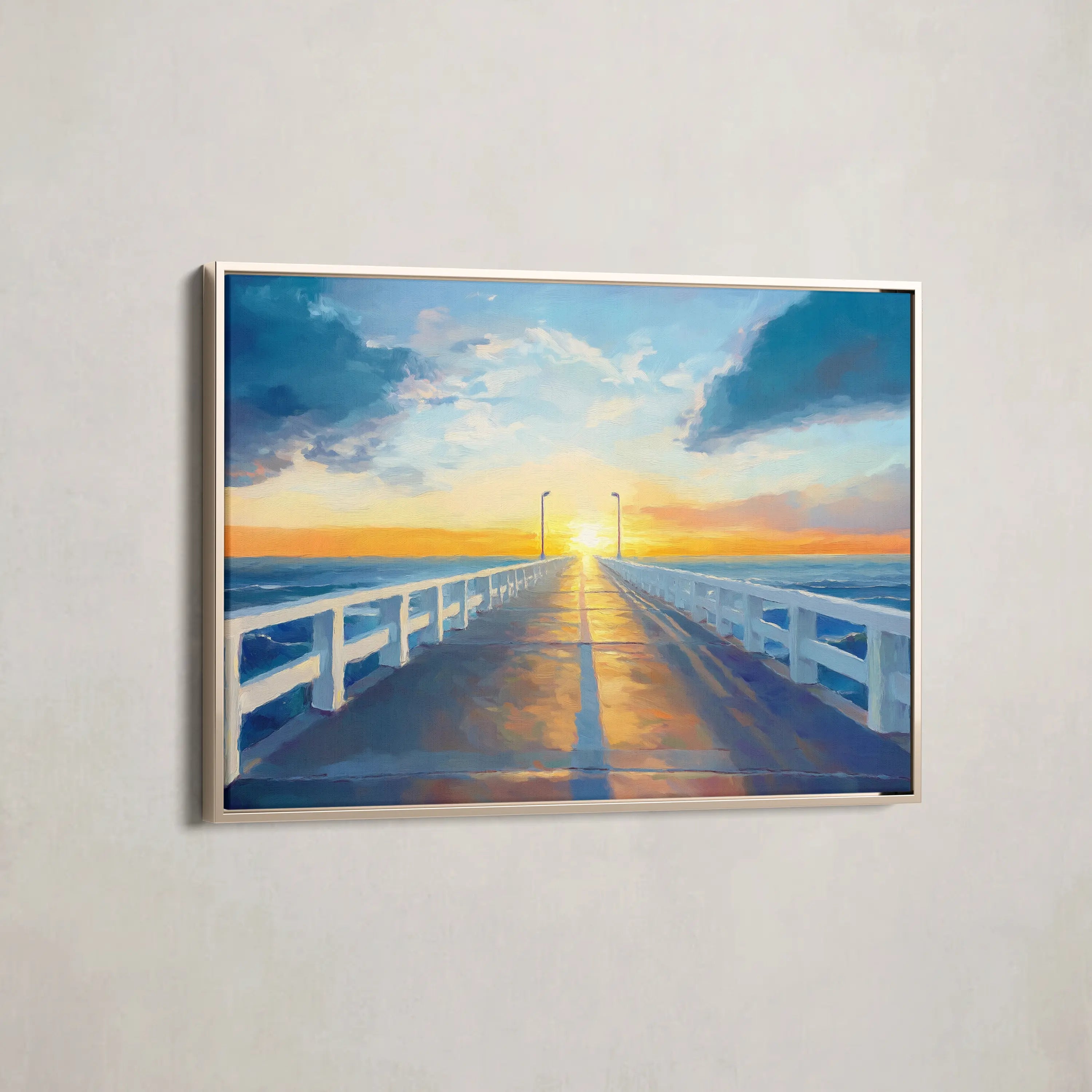 Landscape Canvas Wall Art WAD283-L 90 x 60 cm / Stretched on hidden frame