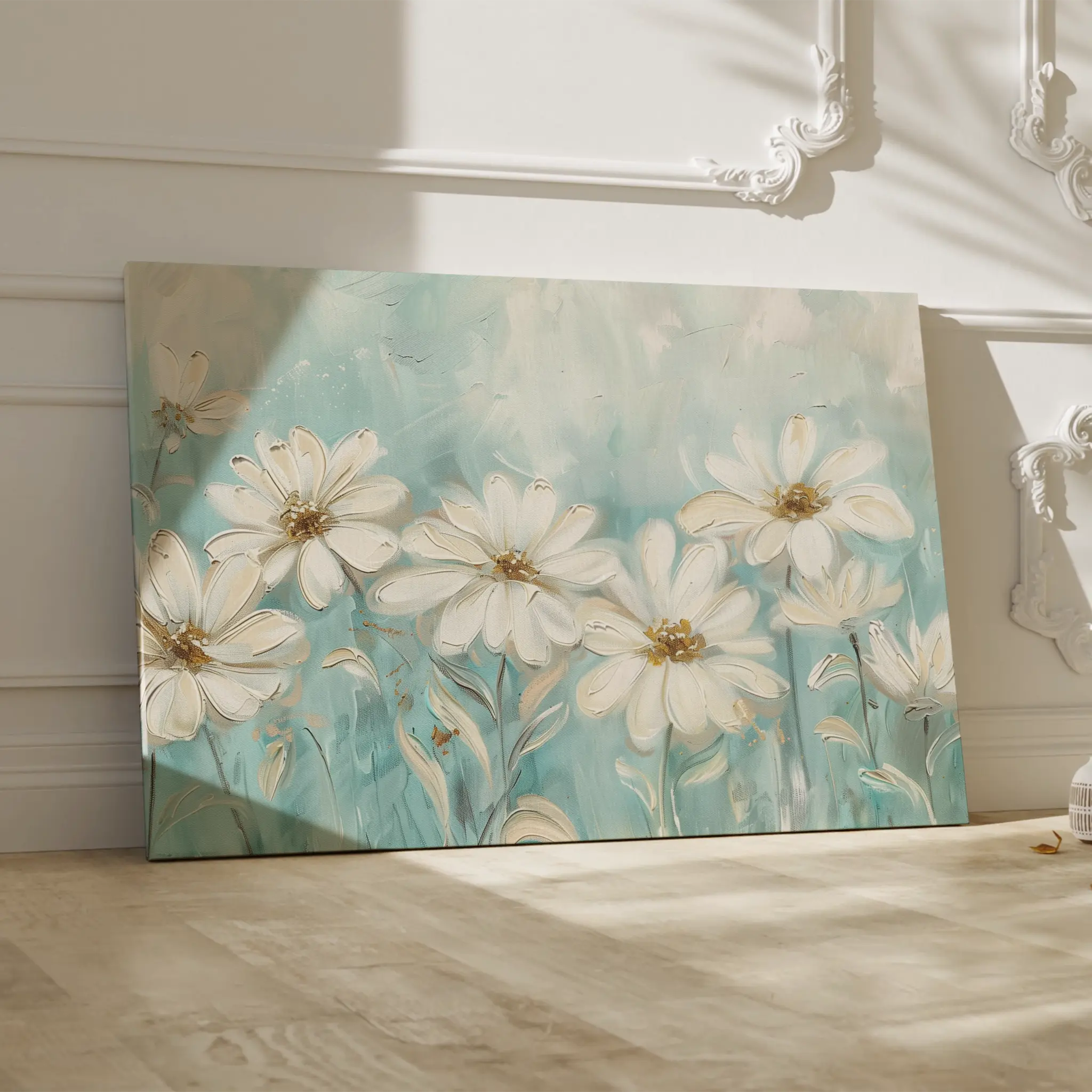 Floral Canvas Wall Art WAD284-F 90 x 60 cm / Stretched on hidden frame