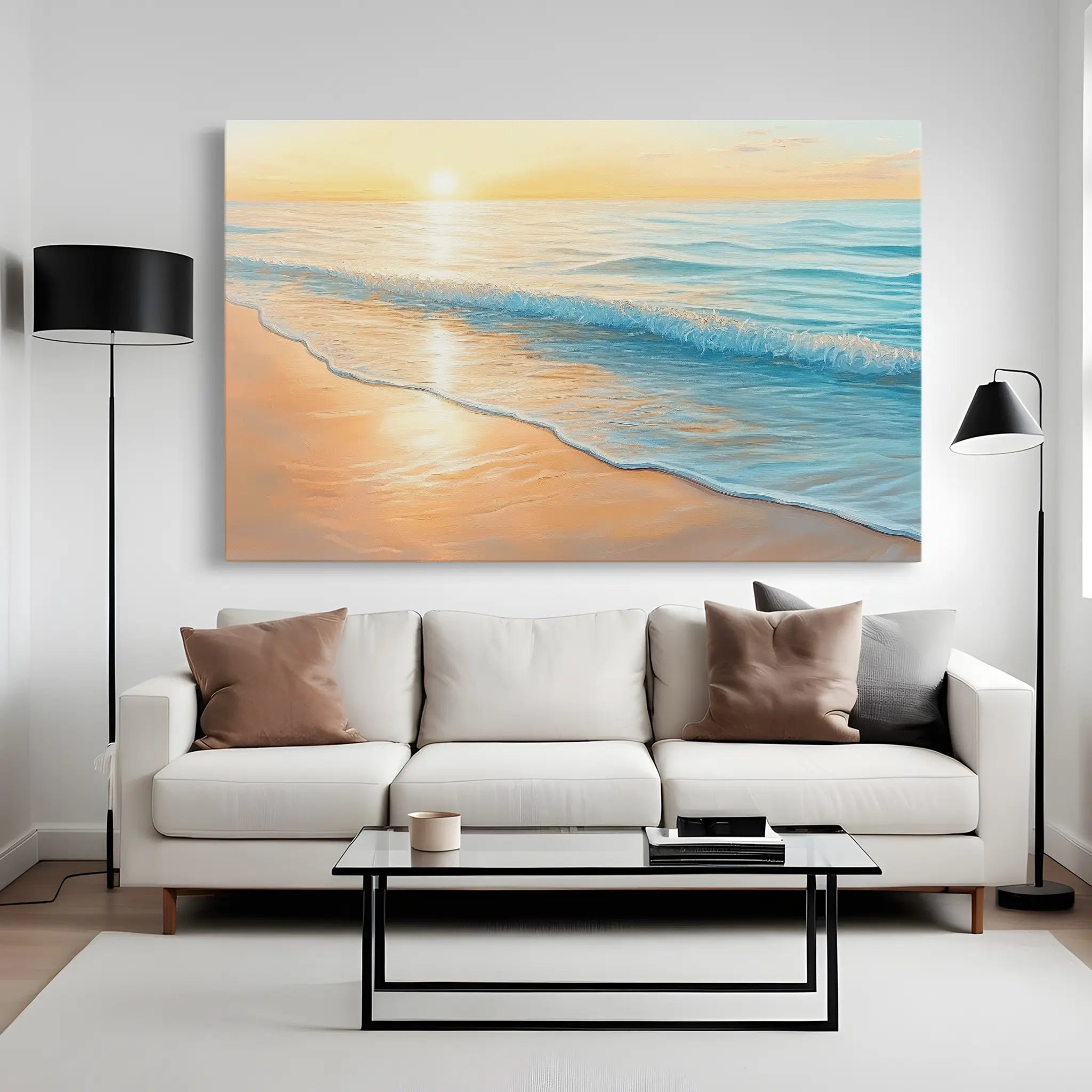 Landscape Canvas Wall Art WAD284-L 90 x 60 cm / Stretched on hidden frame