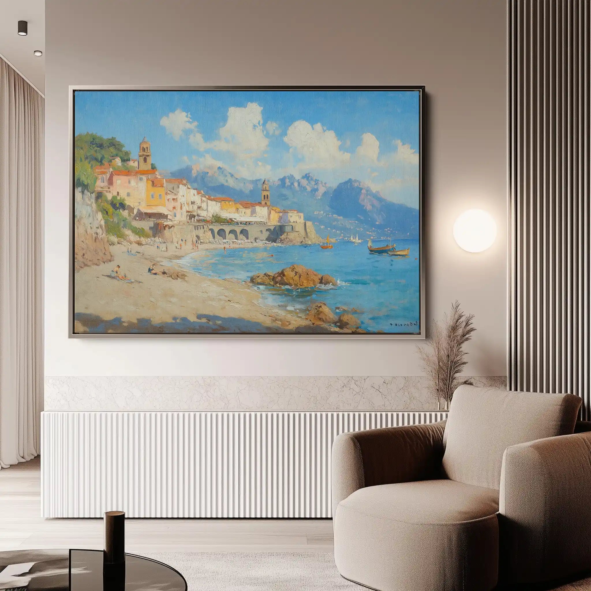 Landscape 285 Canvas Art 90 x 60 cm / Stretched on hidden frame