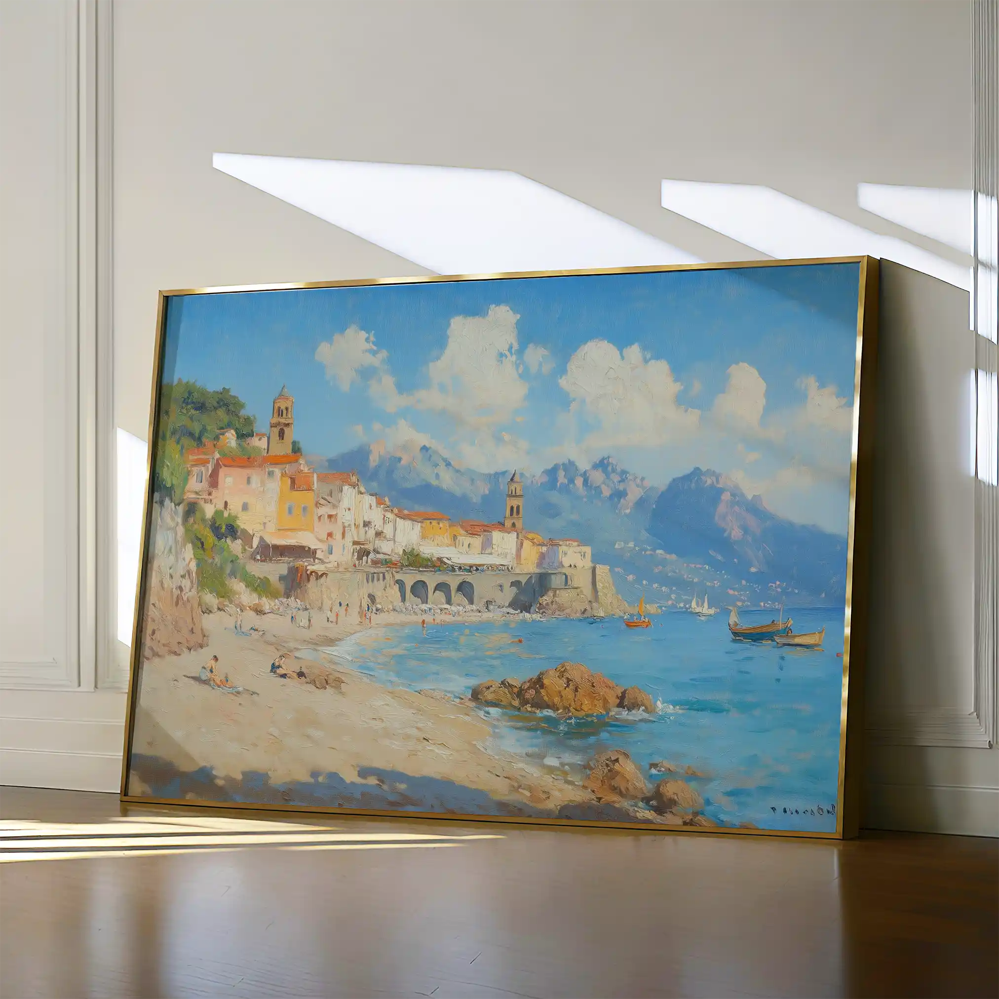 Landscape 285 Canvas Art 90 x 60 cm / Stretched on hidden frame