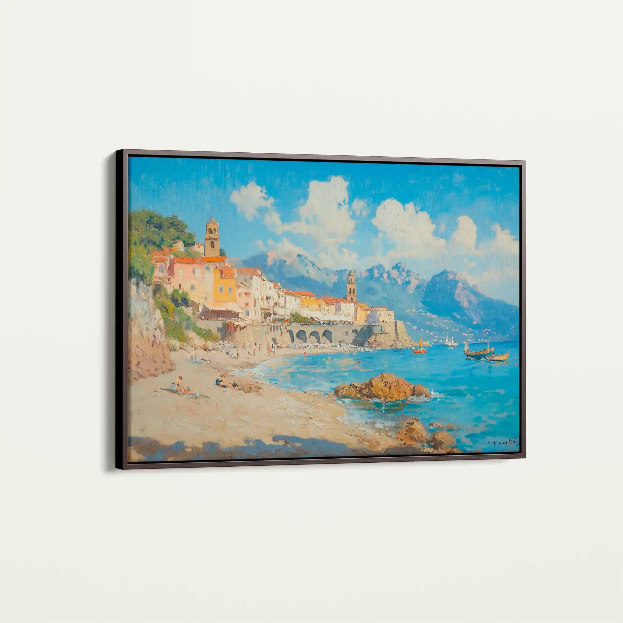 Landscape 285 Canvas Art 90 x 60 cm / Stretched on hidden frame