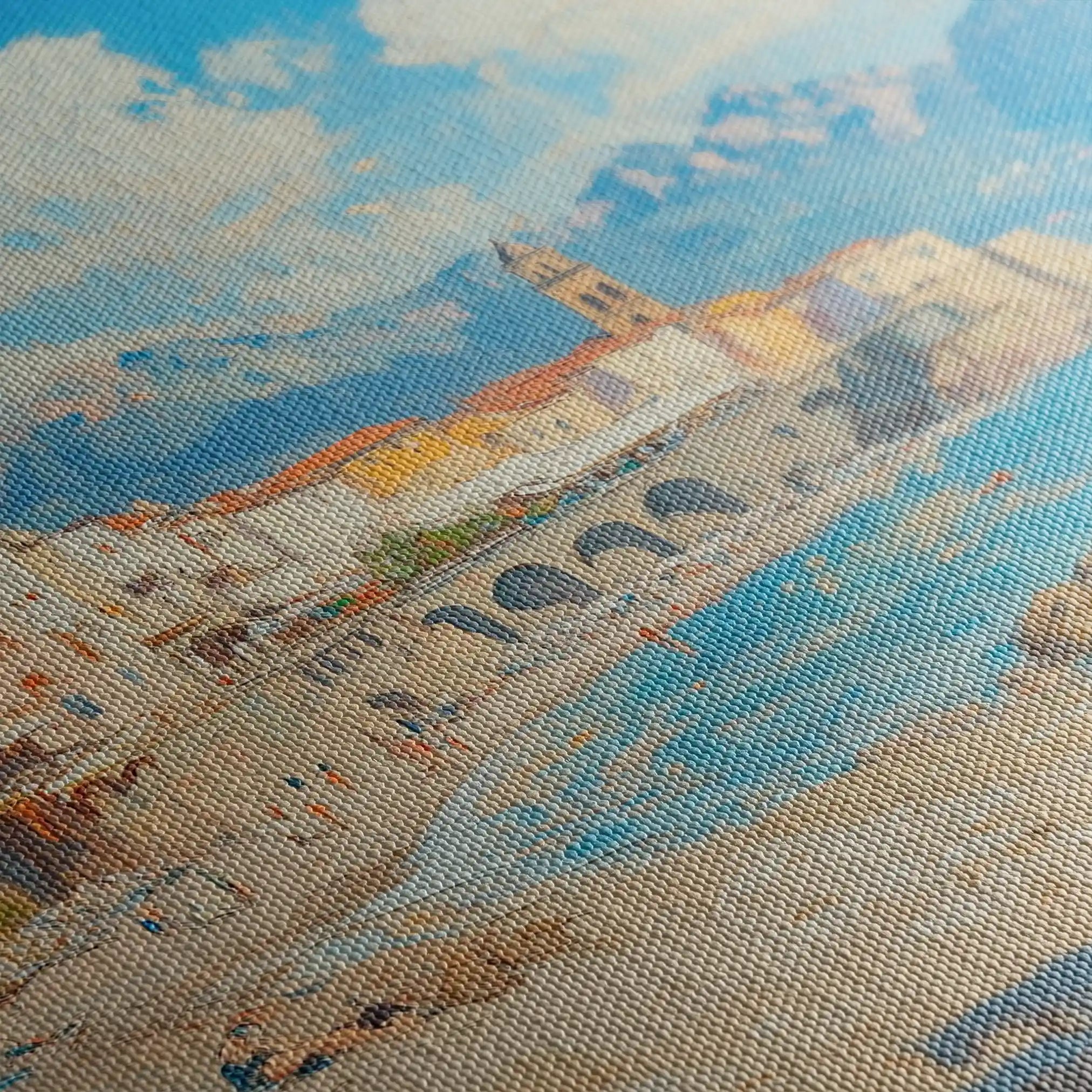 Landscape 285 Canvas Art 90 x 60 cm / Stretched on hidden frame