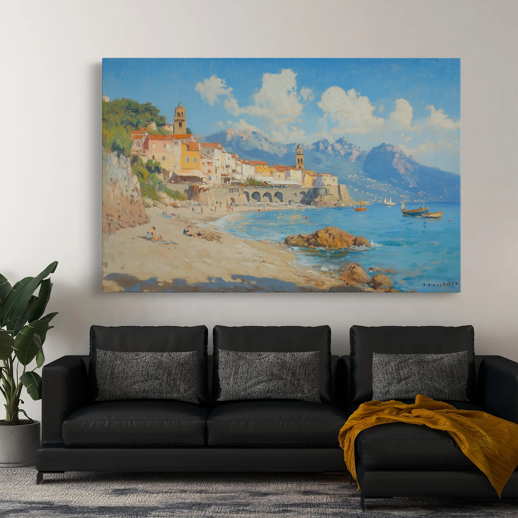 Landscape Canvas Wall Art WAD285-L 90 x 60 cm / Stretched on hidden frame