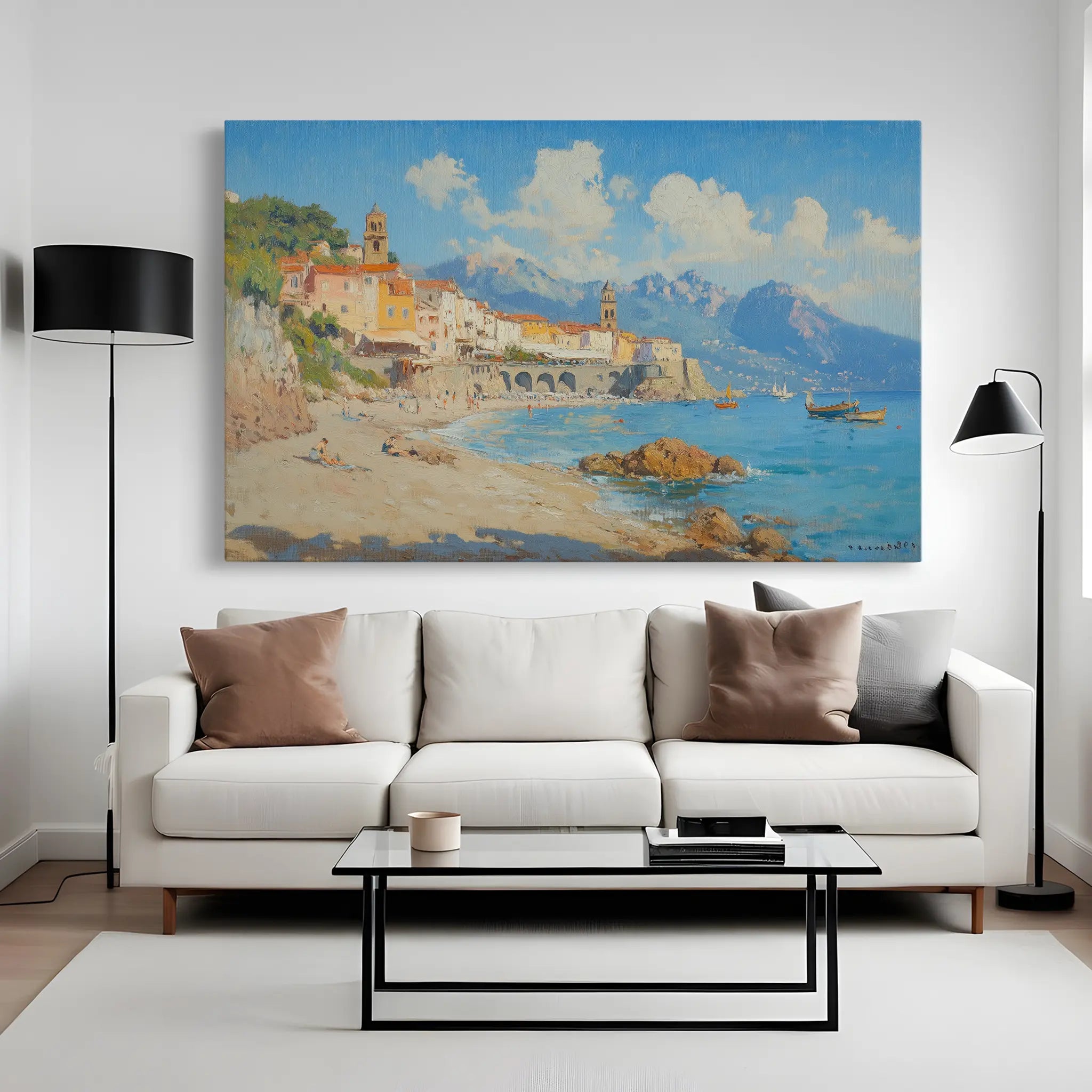 Landscape Canvas Wall Art WAD285-L 90 x 60 cm / Stretched on hidden frame