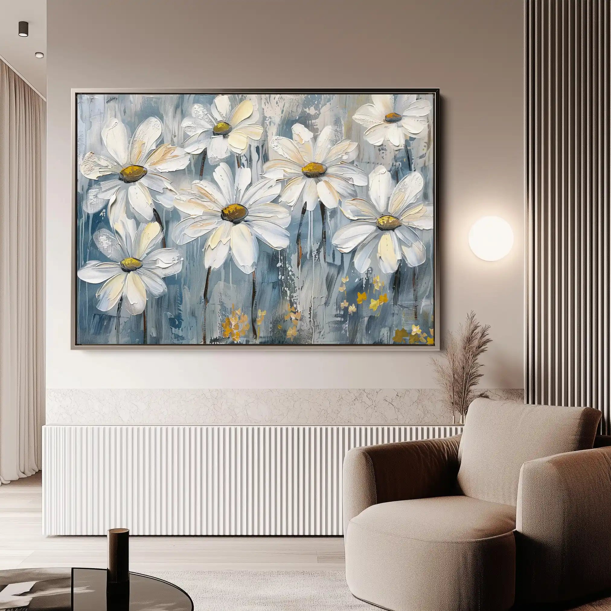 Floral Canvas Wall Art WAD286-F 90 x 60 cm / Stretched on hidden frame